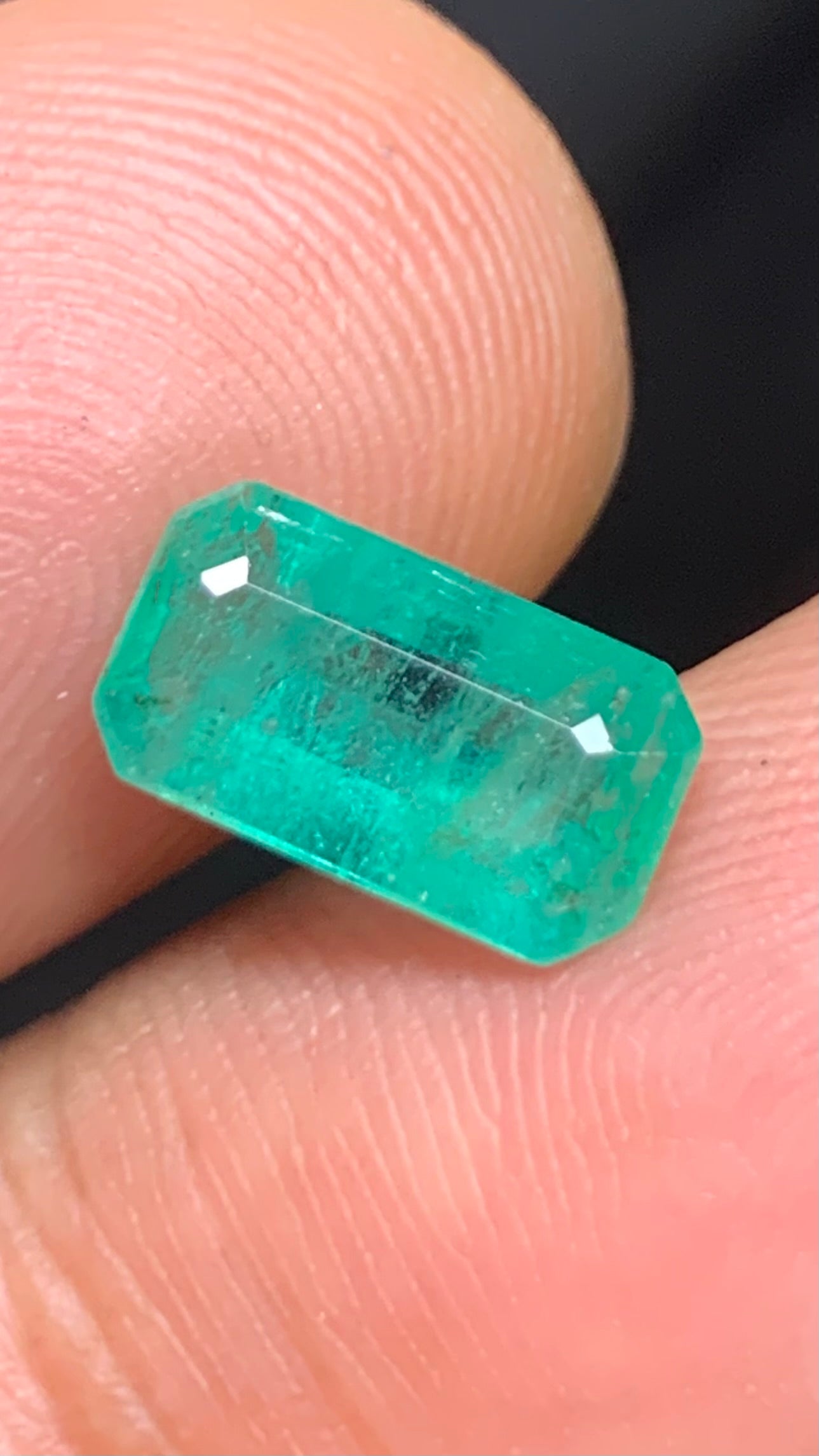 Beautiful 2.25 Carat Natural Green Emerald Zambia