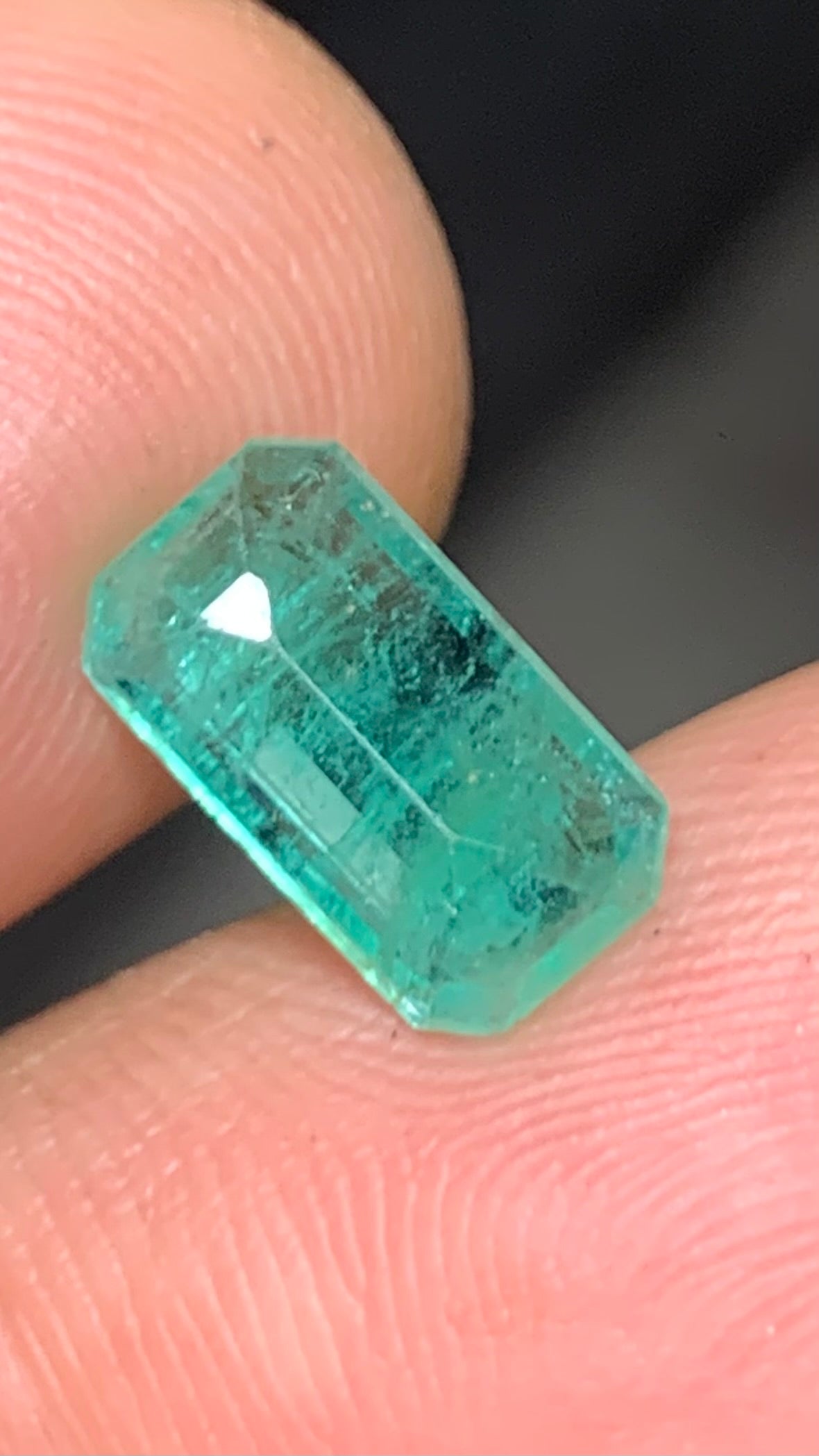 Beautiful 2.25 Carat Natural Green Emerald Zambia