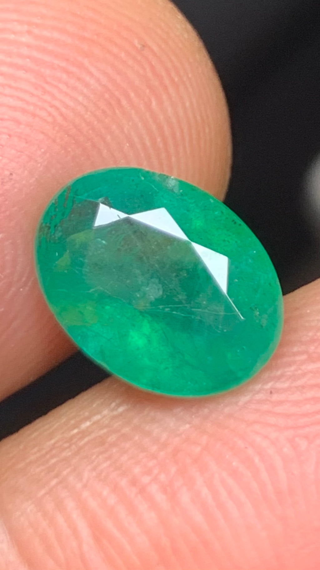 Beautiful 3 Carat Natural Green Emerald Zambia