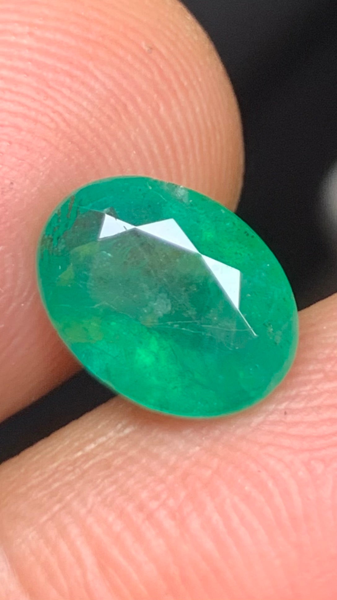 Beautiful 3 Carat Natural Green Emerald Zambia
