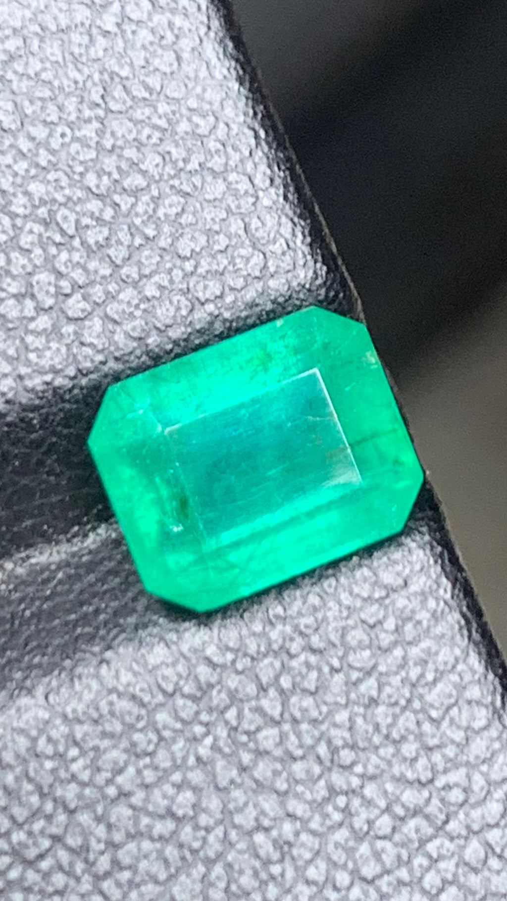 Beautiful 2.55 Carat Natural Green Emerald Zambia