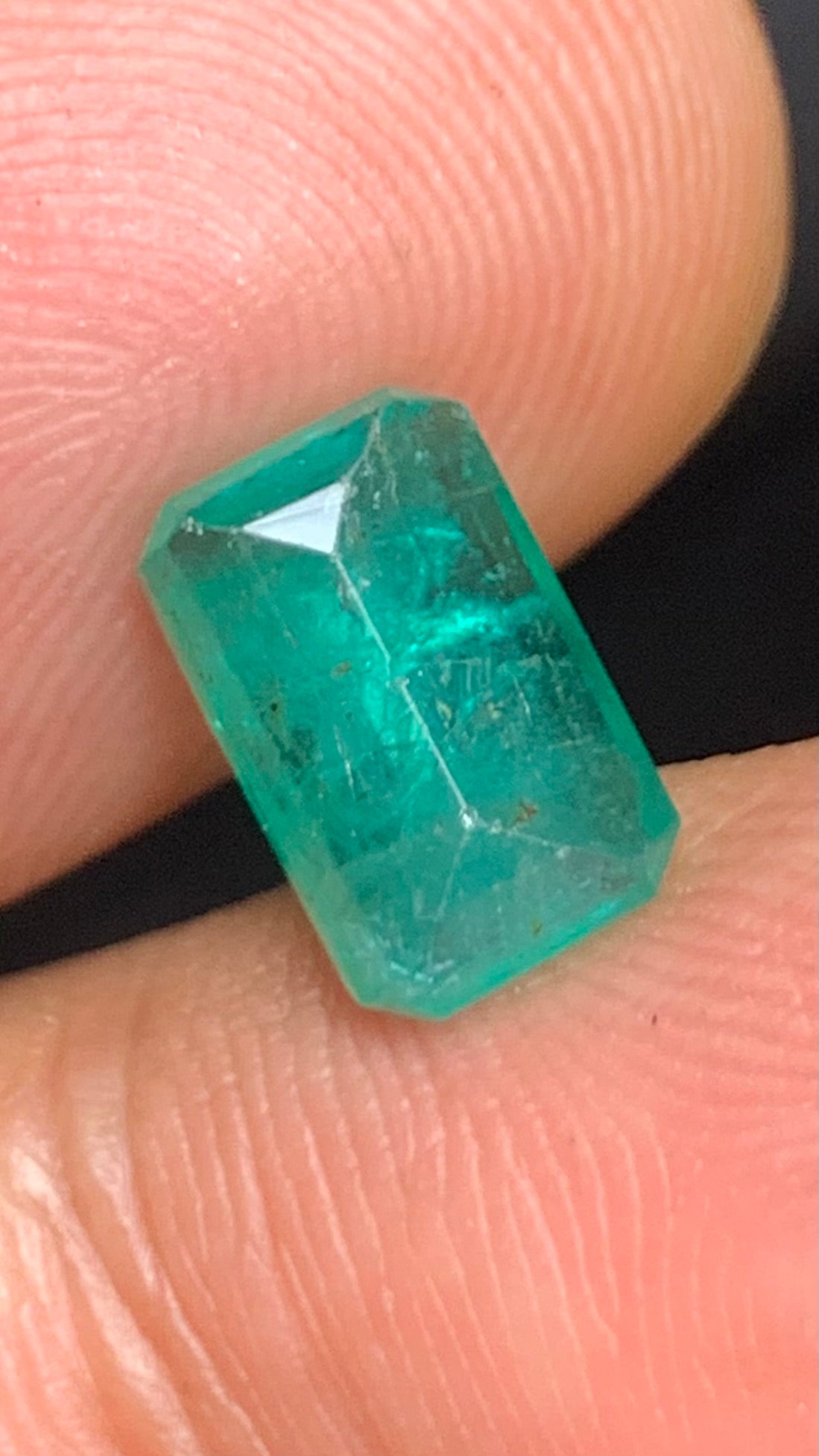 Beautiful 2.70 Carat Natural Green Emerald Zambia