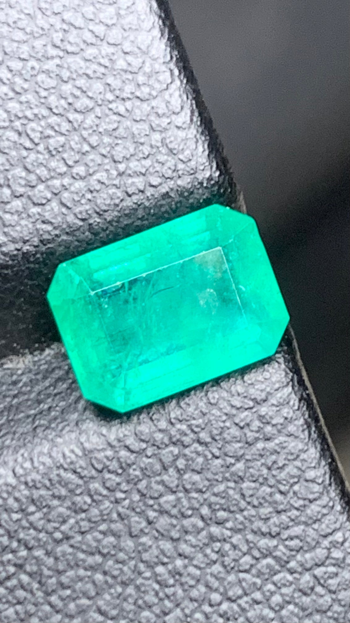 Beautiful 2.40 Carat Natural Green Emerald Zambia