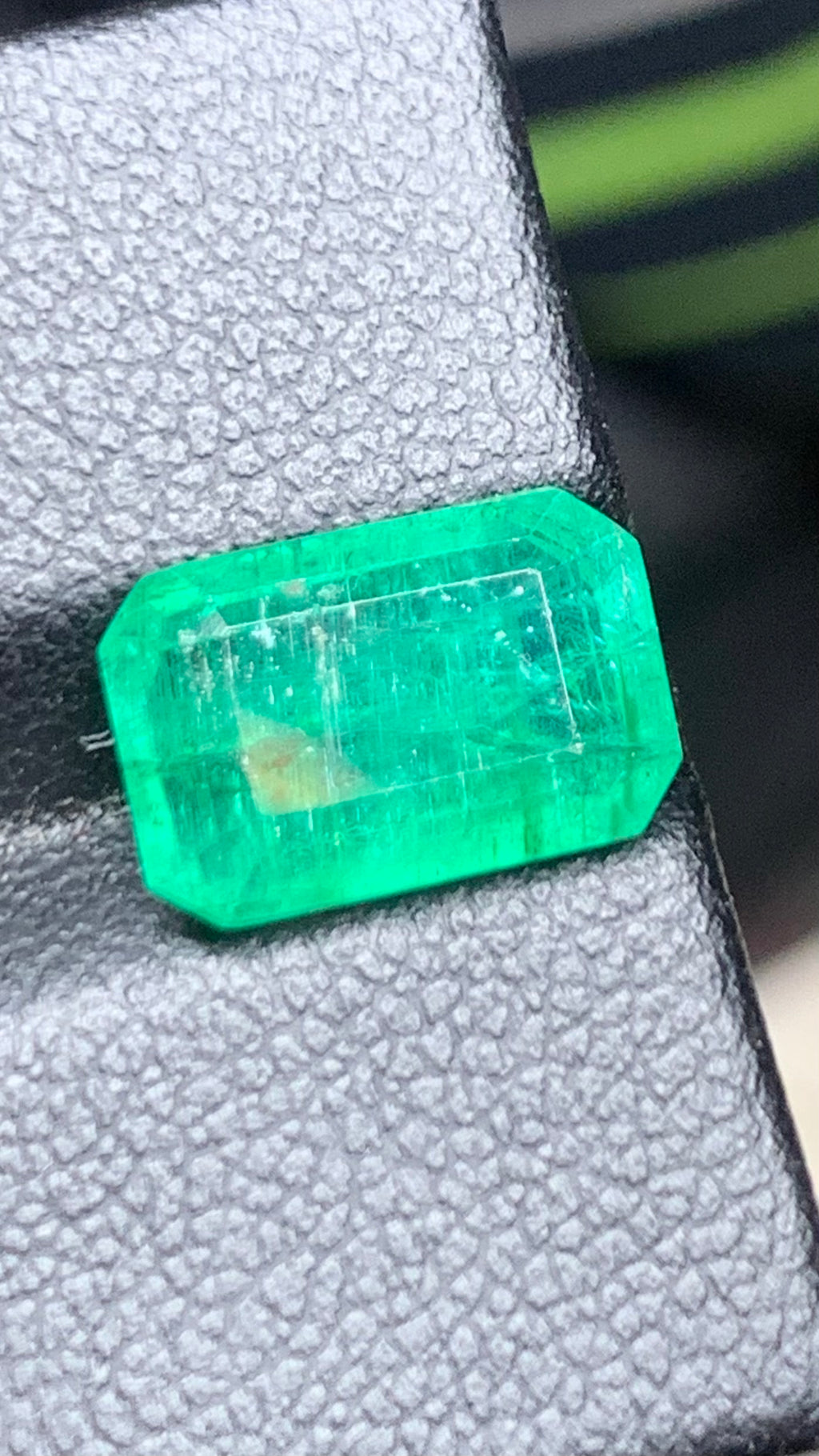 Beautiful 3.35 Carat Natural Green Emerald Zambia