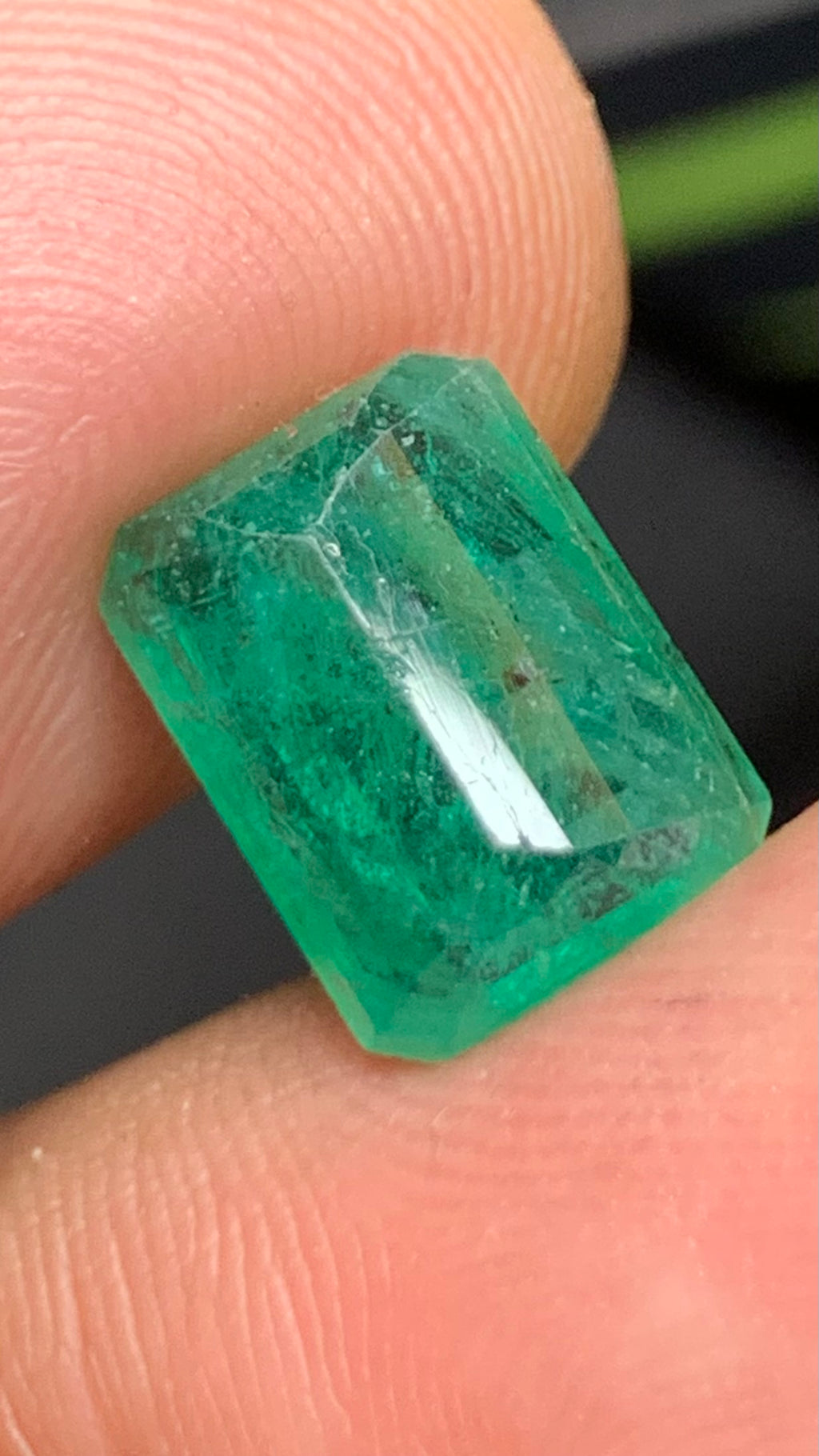 Beautiful 4.25 Carat Natural Green Emerald Zambia