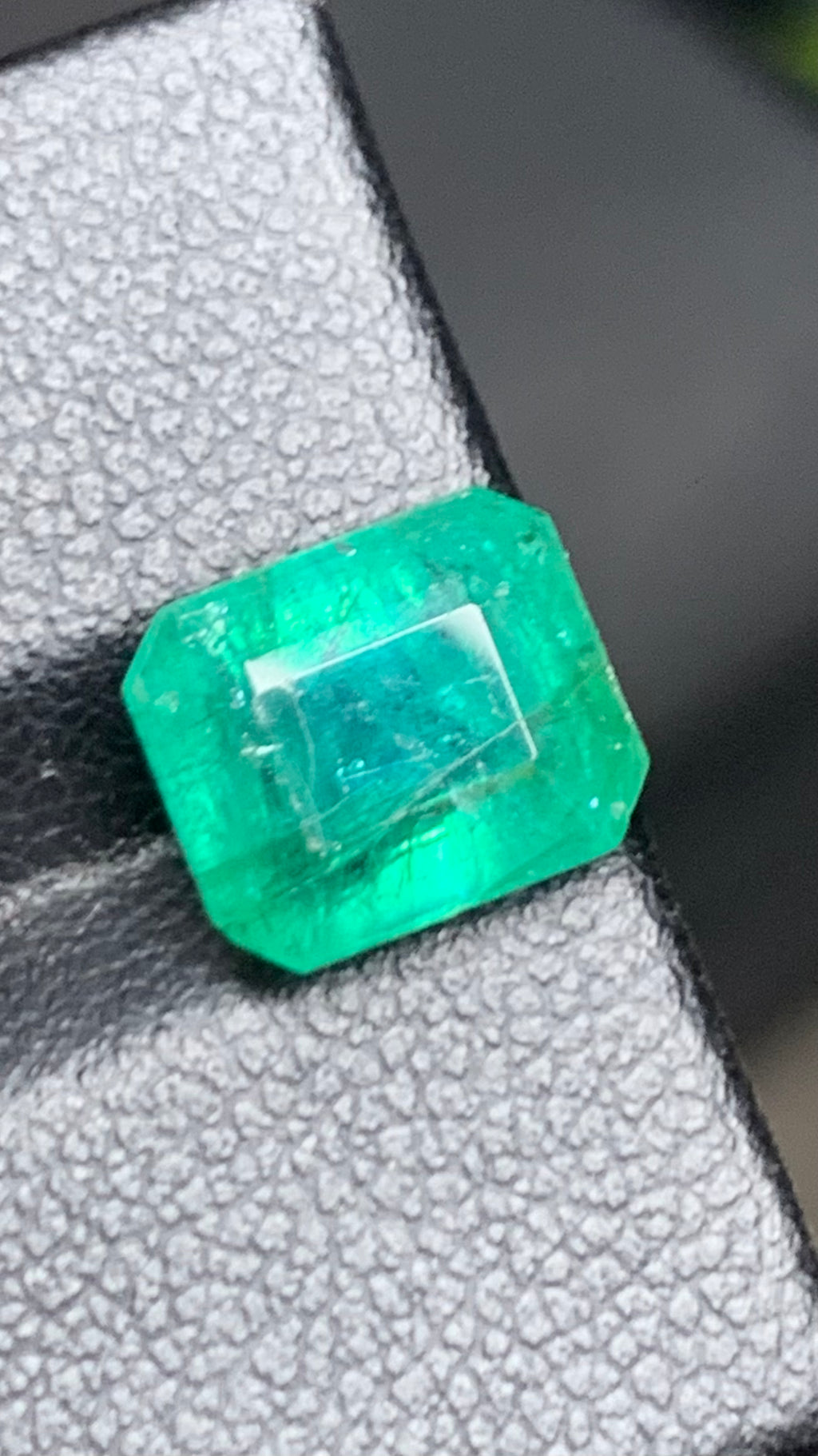 Beautiful 3.45 Carat Natural Green Emerald Zambia