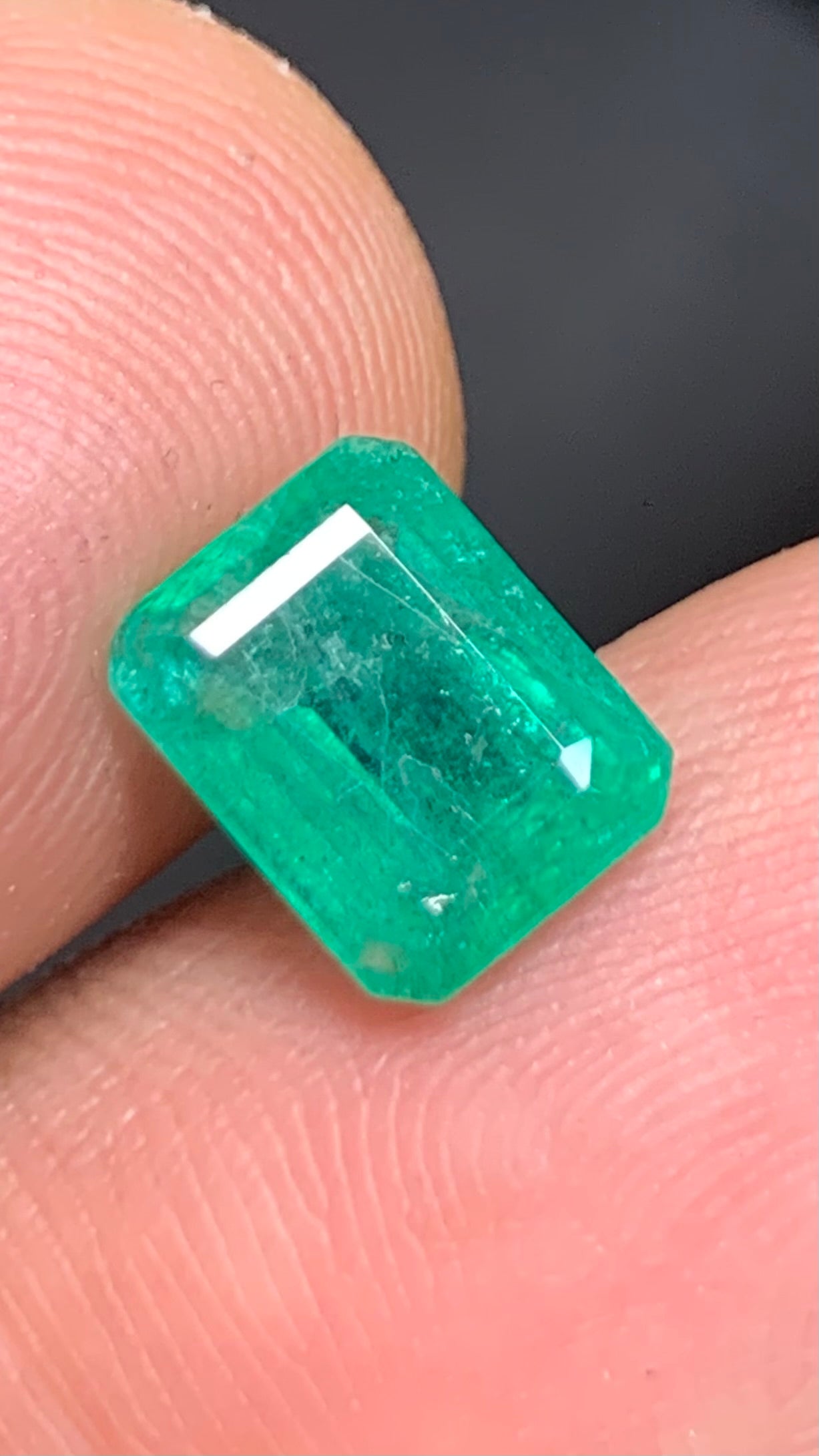 Beautiful 2.50 Carat Natural Green Emerald Zambia