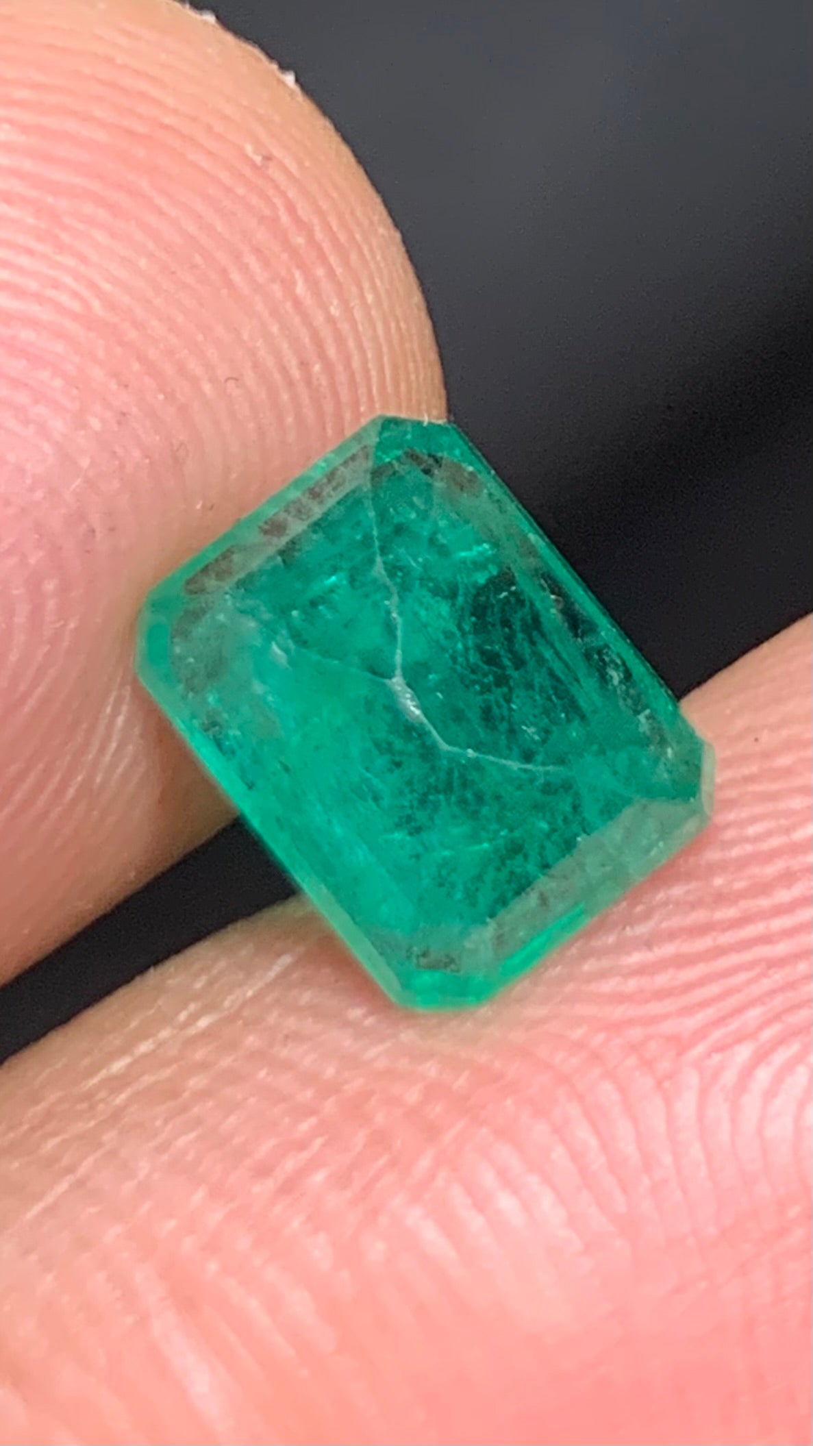 Beautiful 2.50 Carat Natural Green Emerald Zambia