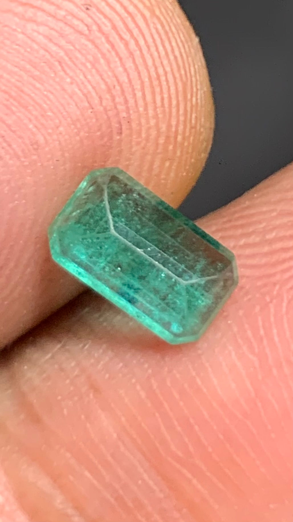 Beautiful 1.05 Carat Natural Green Emerald Swat Pakistan