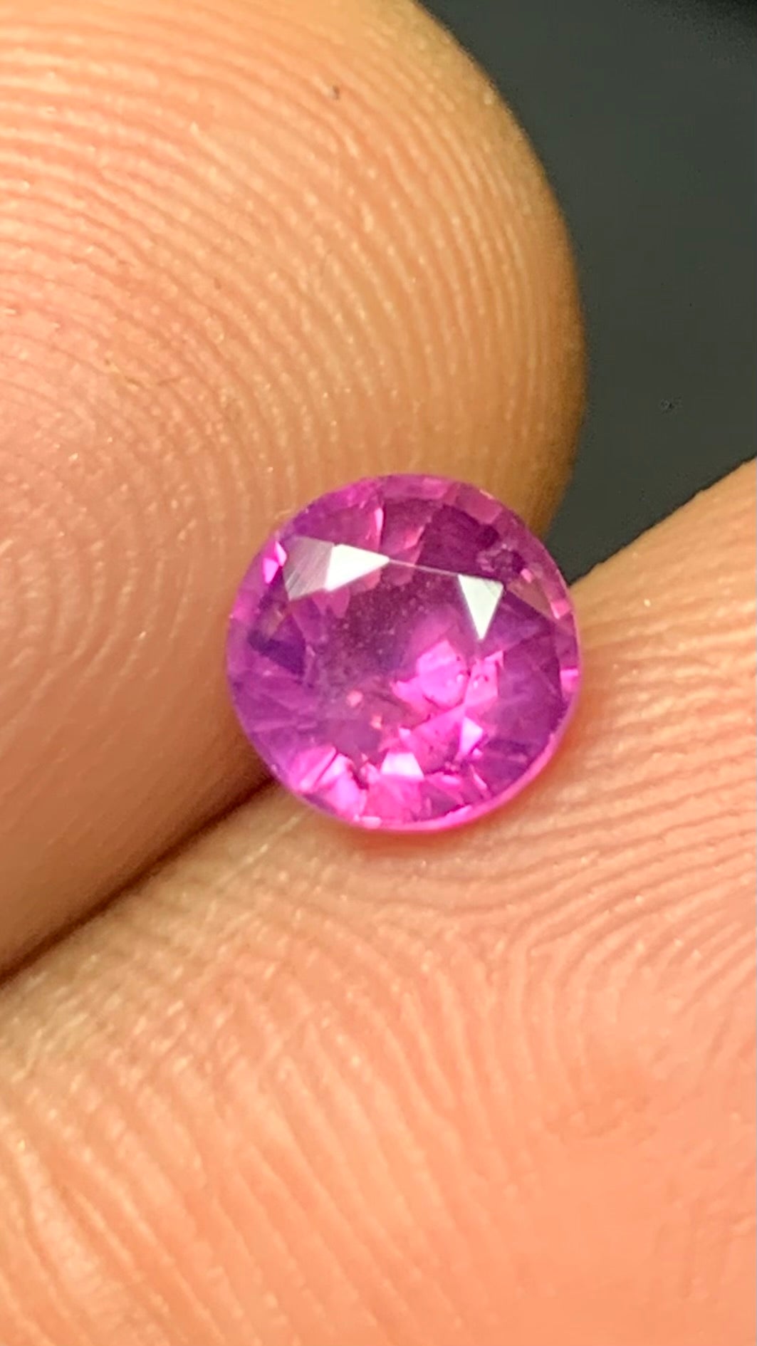 Untreated Rare 1 Carat Pink Colour Natural Kashmir Sapphire