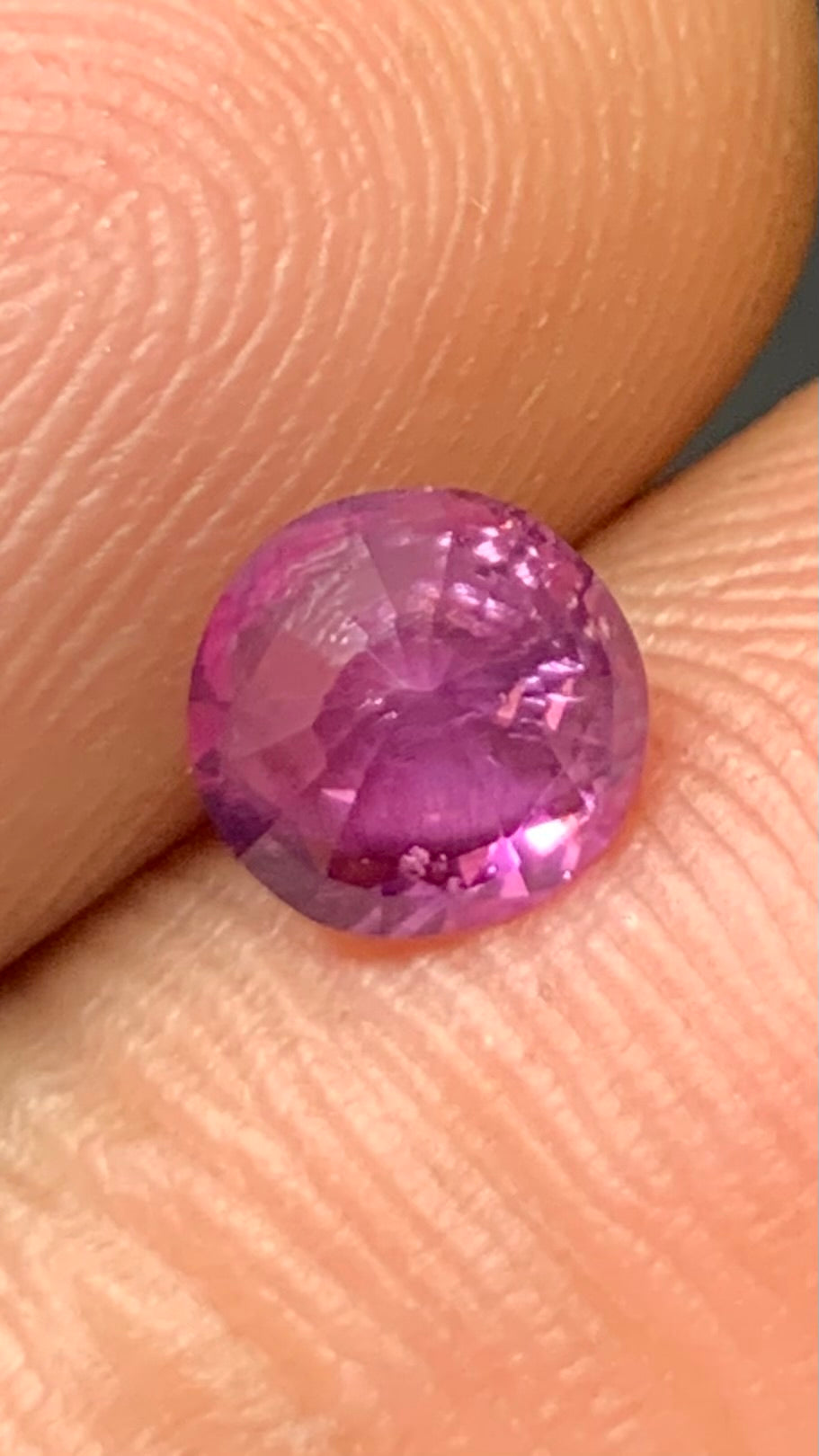 Untreated Rare 1 Carat Pink Colour Natural Kashmir Sapphire