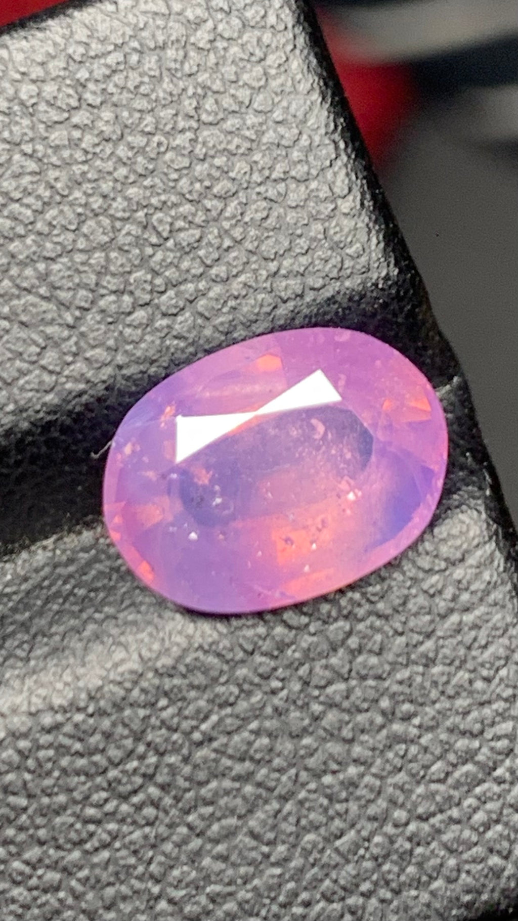 Untreated 3.95 Carat Pink Colour Natural Kashmir Sapphire