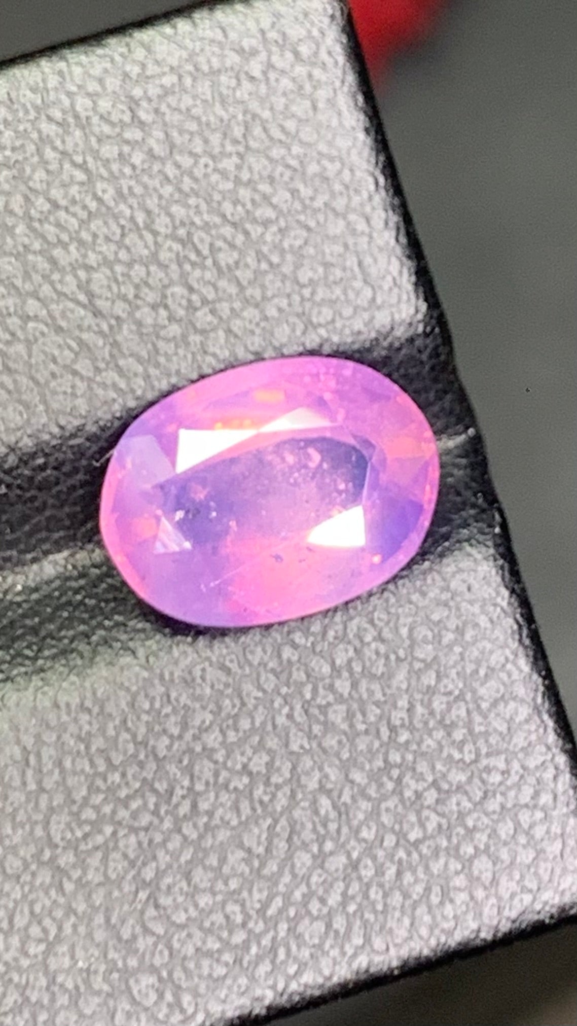 Untreated 3.95 Carat Pink Colour Natural Kashmir Sapphire