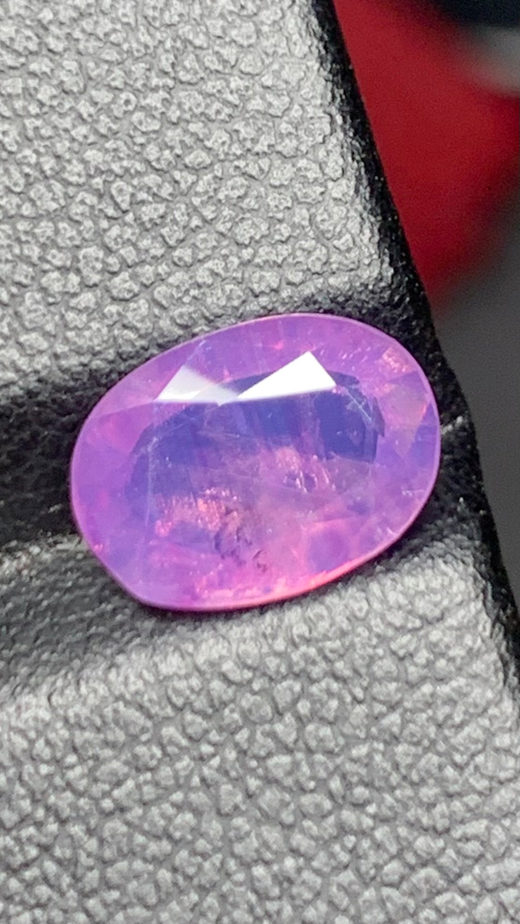 Untreated 2.70 Carat Pink Colour Natural Kashmir Sapphire