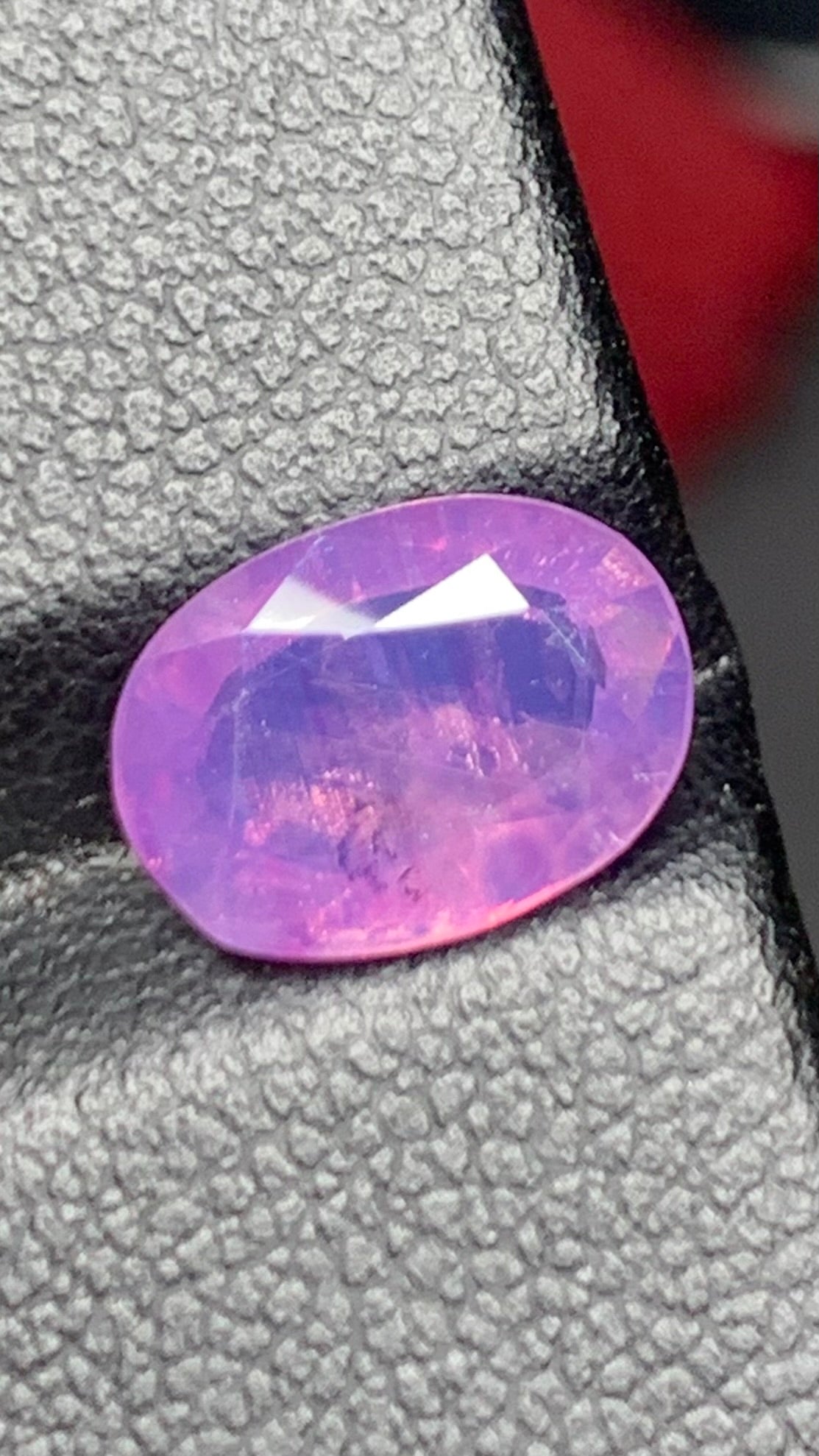 Untreated 2.70 Carat Pink Colour Natural Kashmir Sapphire