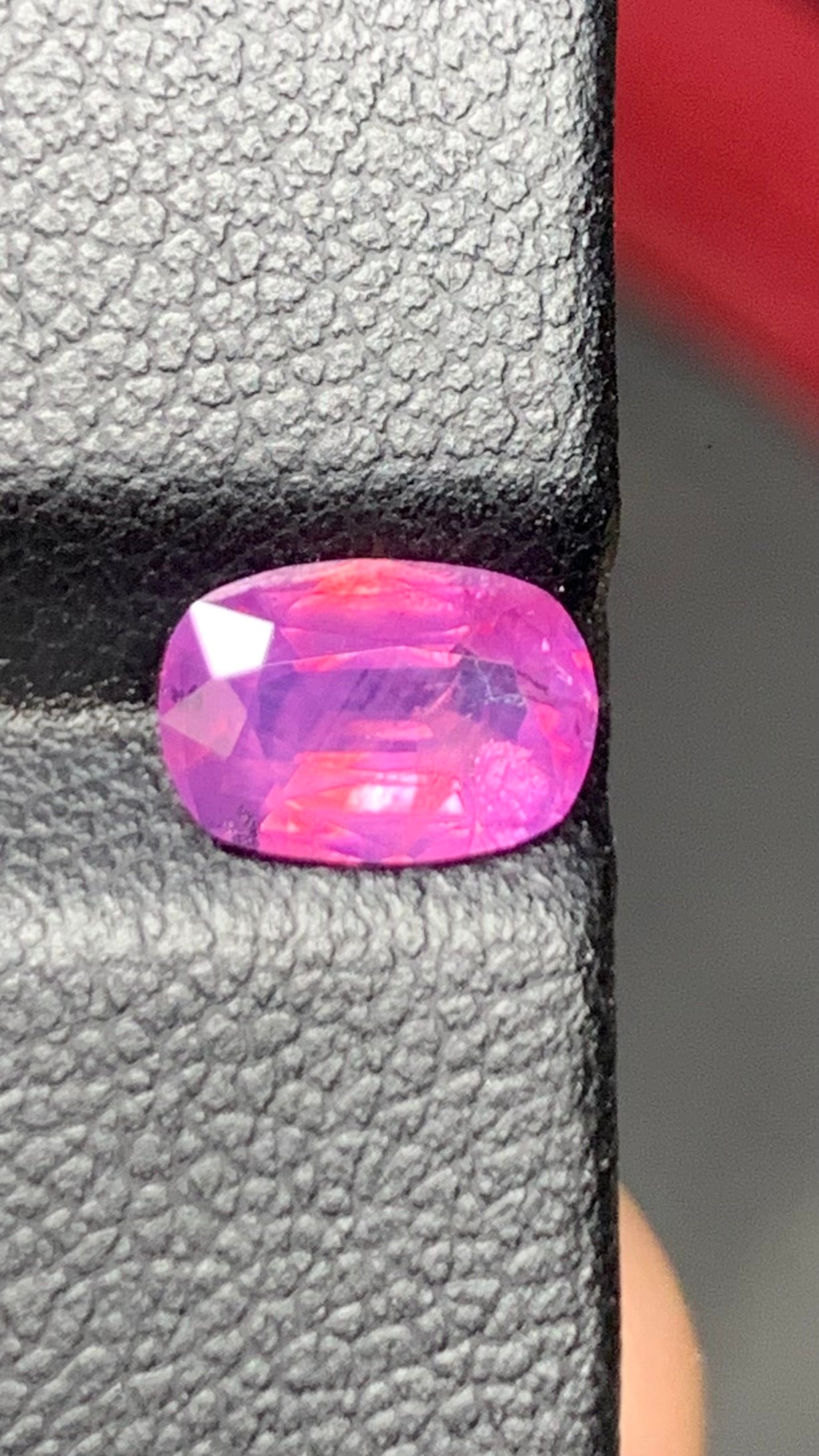 Untreated 1.30 Carat Pink Colour Natural Kashmir Sapphire