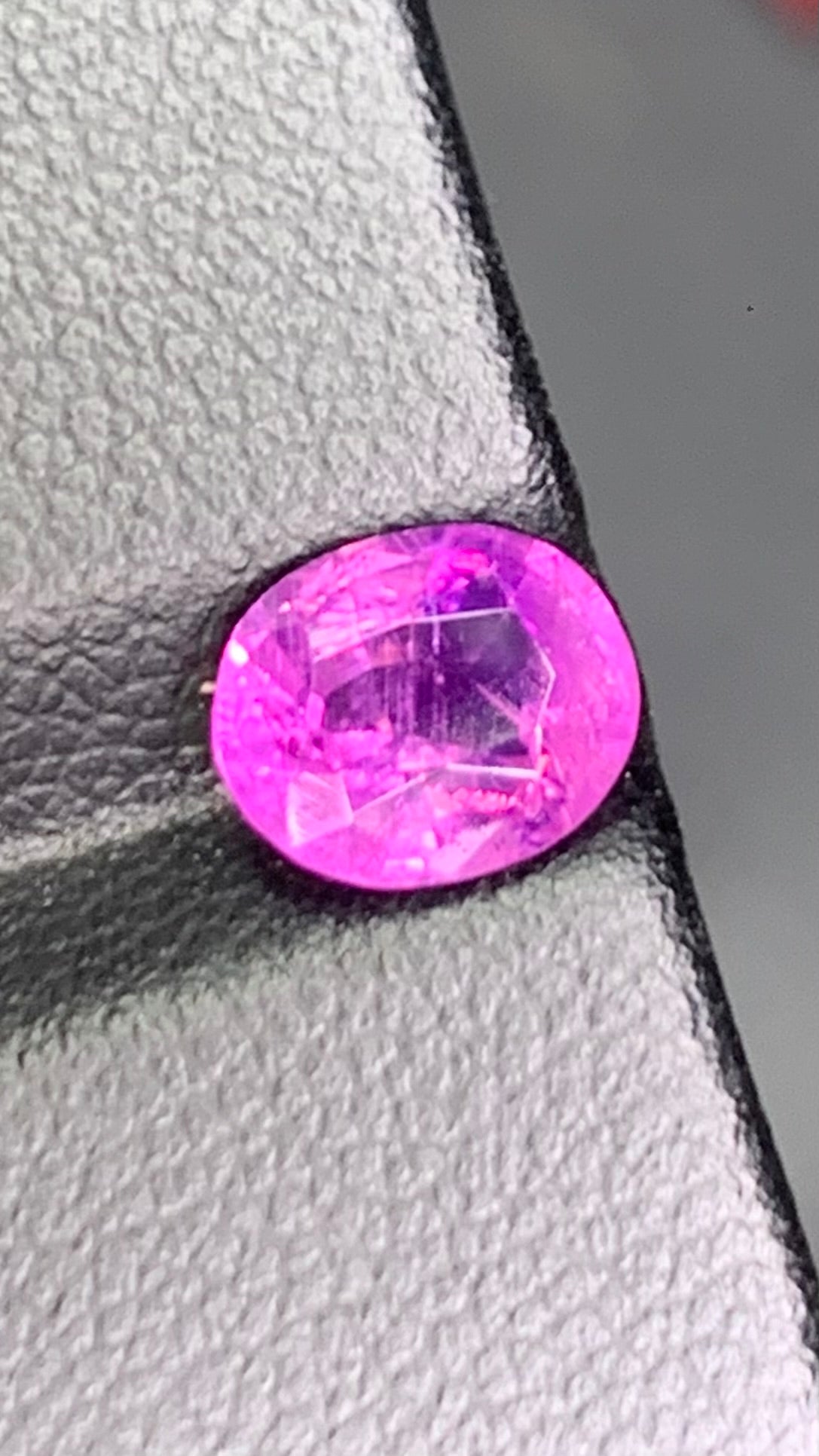 Untreated 1.60 Carat Pink Colour Natural Kashmir Sapphire