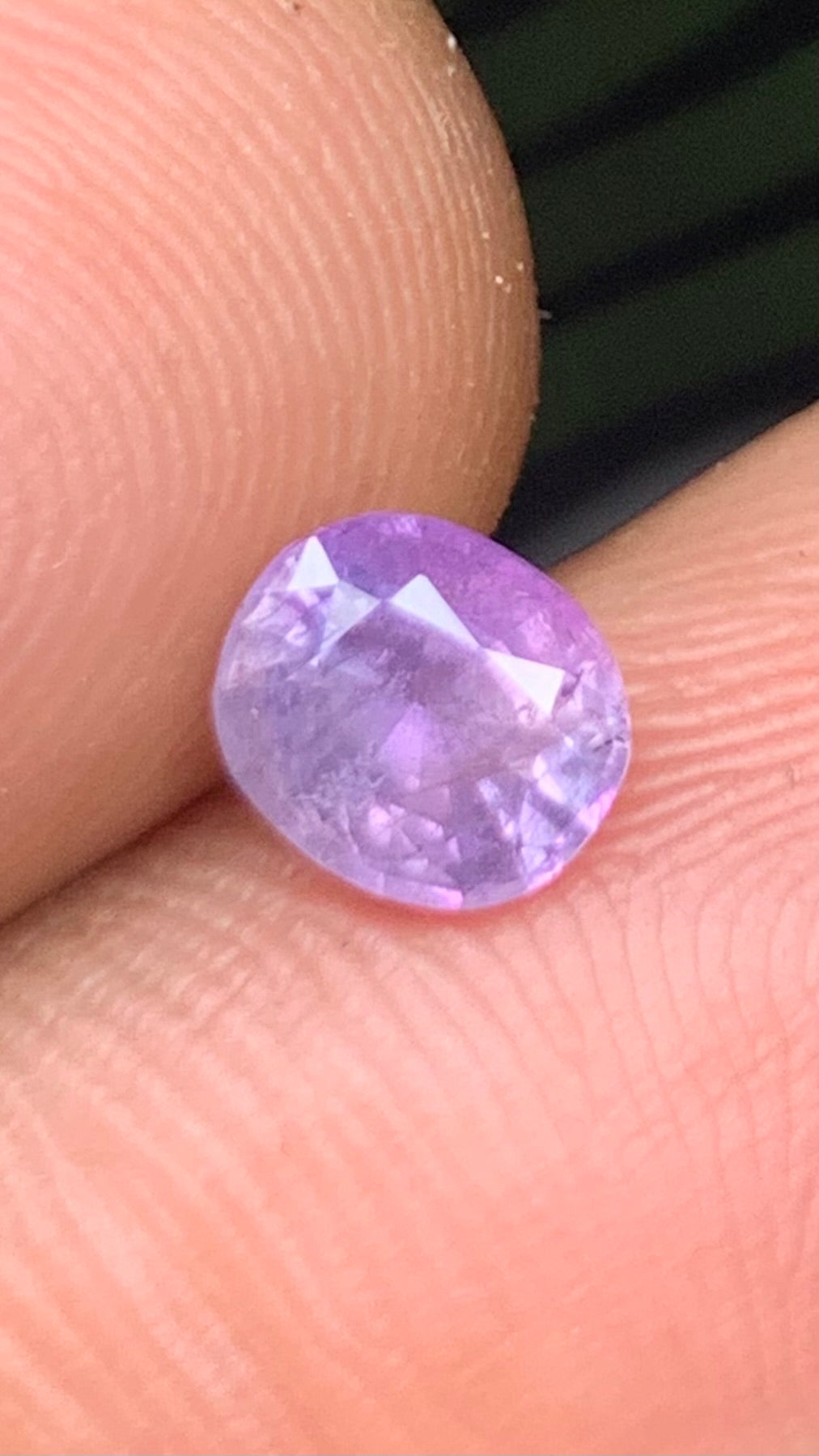 Untreated 1.05 Carat Pink Colour Natural Kashmir Sapphire