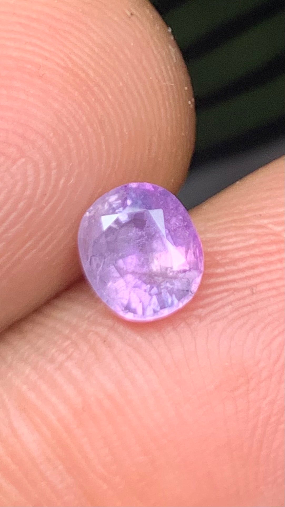 Untreated 1.05 Carat Pink Colour Natural Kashmir Sapphire