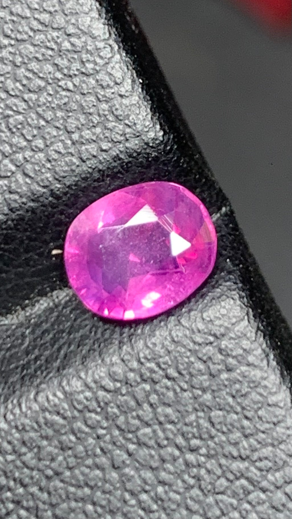 Untreated 1.20 Carat Pink Colour Natural Kashmir Sapphire