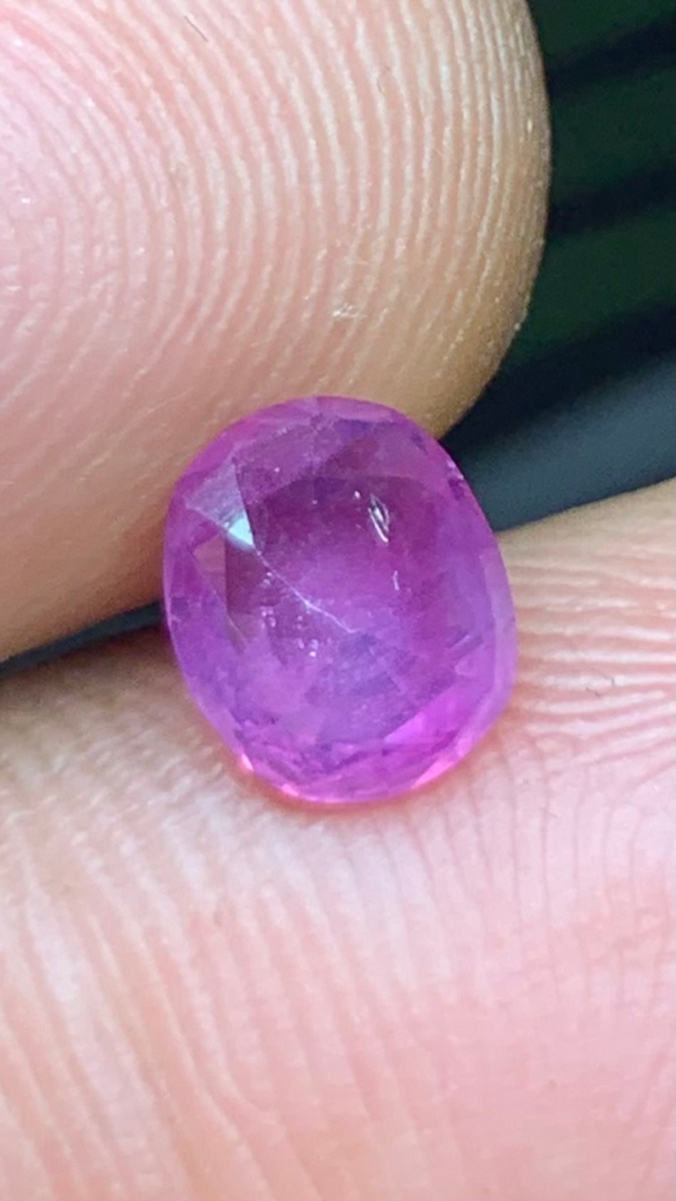 Untreated 1.20 Carat Pink Colour Natural Kashmir Sapphire
