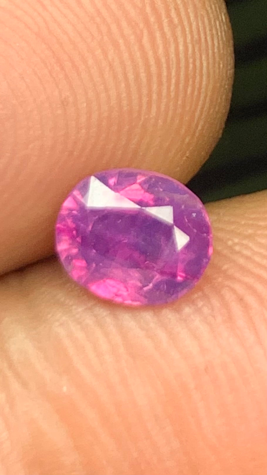 Untreated 1.15 Carat Pink Colour Natural Kashmir Sapphire