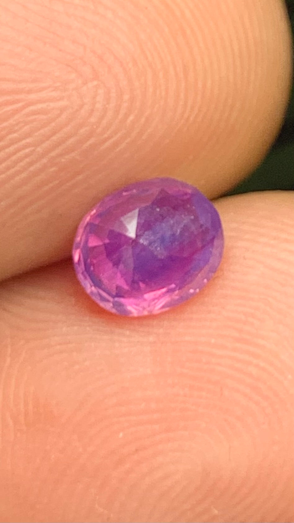 Untreated 1.15 Carat Pink Colour Natural Kashmir Sapphire