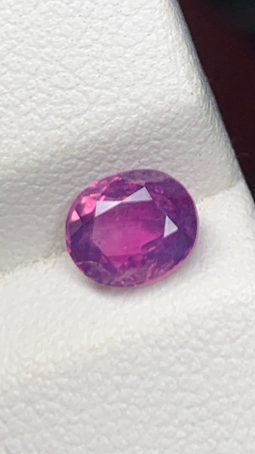 Untreated 1.15 Carat Pink Colour Natural Kashmir Sapphire