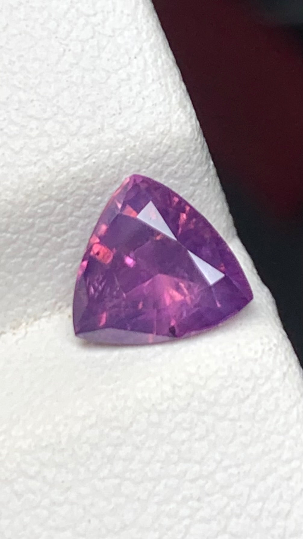 Untreated 1.35 Carat Pink Colour Natural Kashmir Sapphire