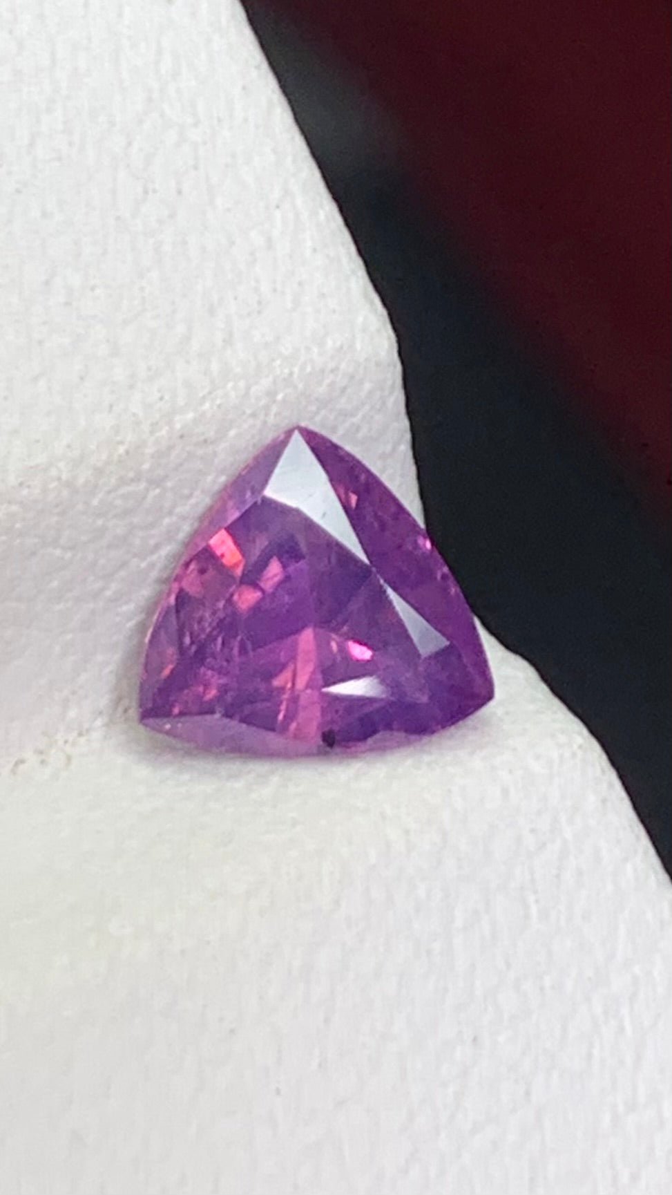 Untreated 1.35 Carat Pink Colour Natural Kashmir Sapphire
