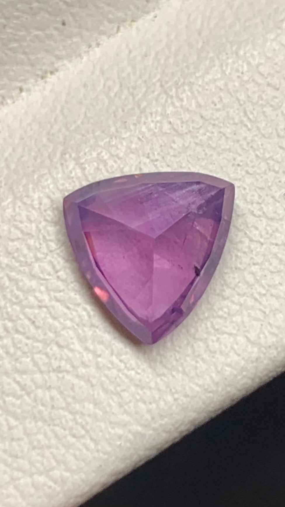 Untreated 1.35 Carat Pink Colour Natural Kashmir Sapphire
