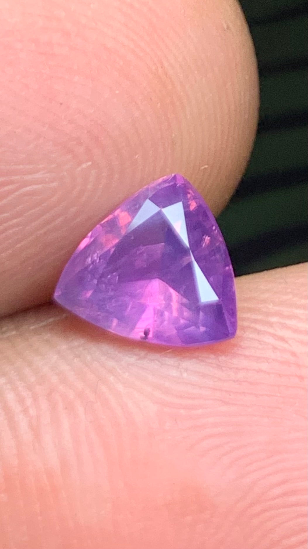 Untreated 1.35 Carat Pink Colour Natural Kashmir Sapphire