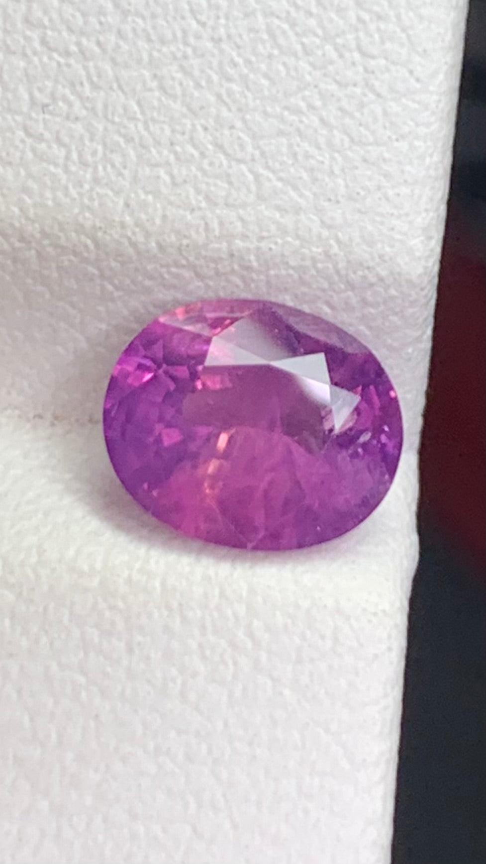 Untreated 2.15 Carat Pink Colour Natural Kashmir Sapphire