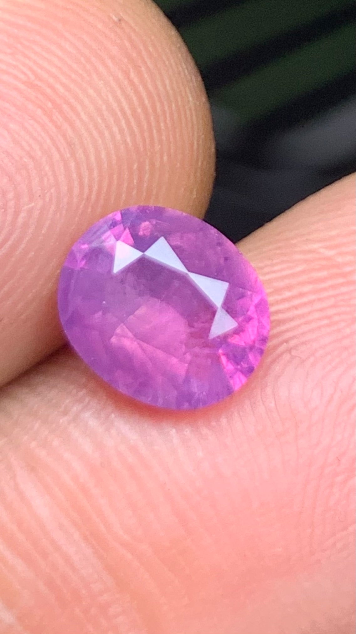 Untreated 2.15 Carat Pink Colour Natural Kashmir Sapphire