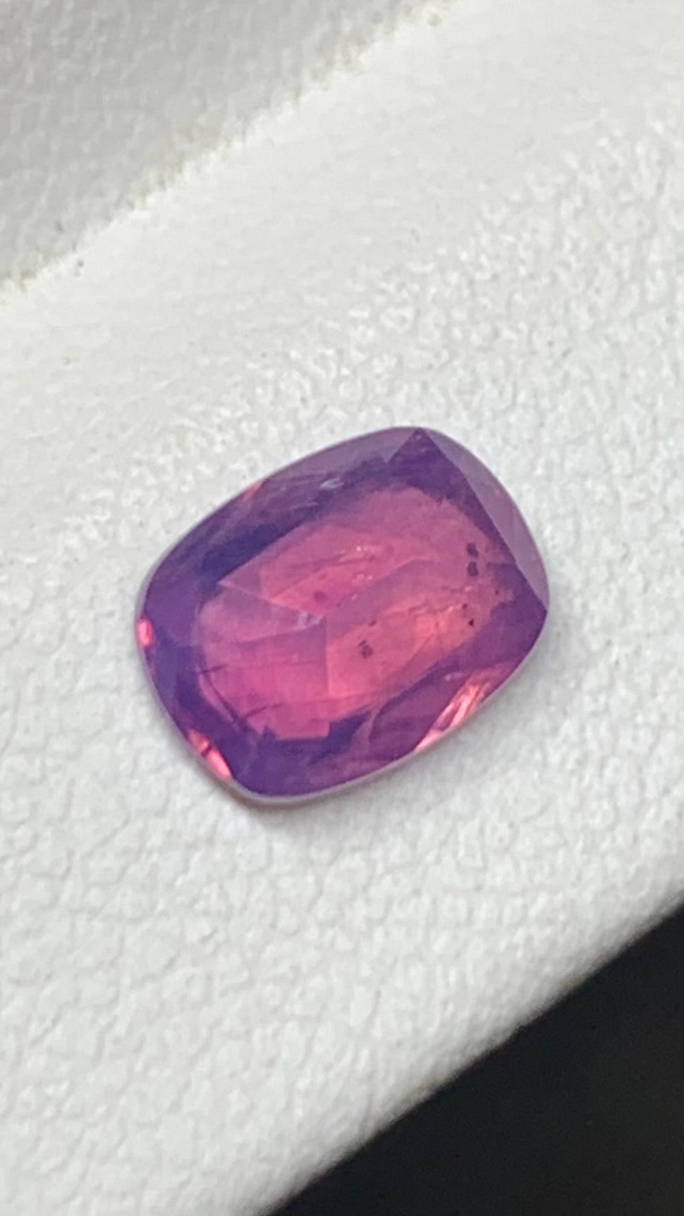 Untreated 1.20 Carat Pink Colour Natural Kashmir Sapphire