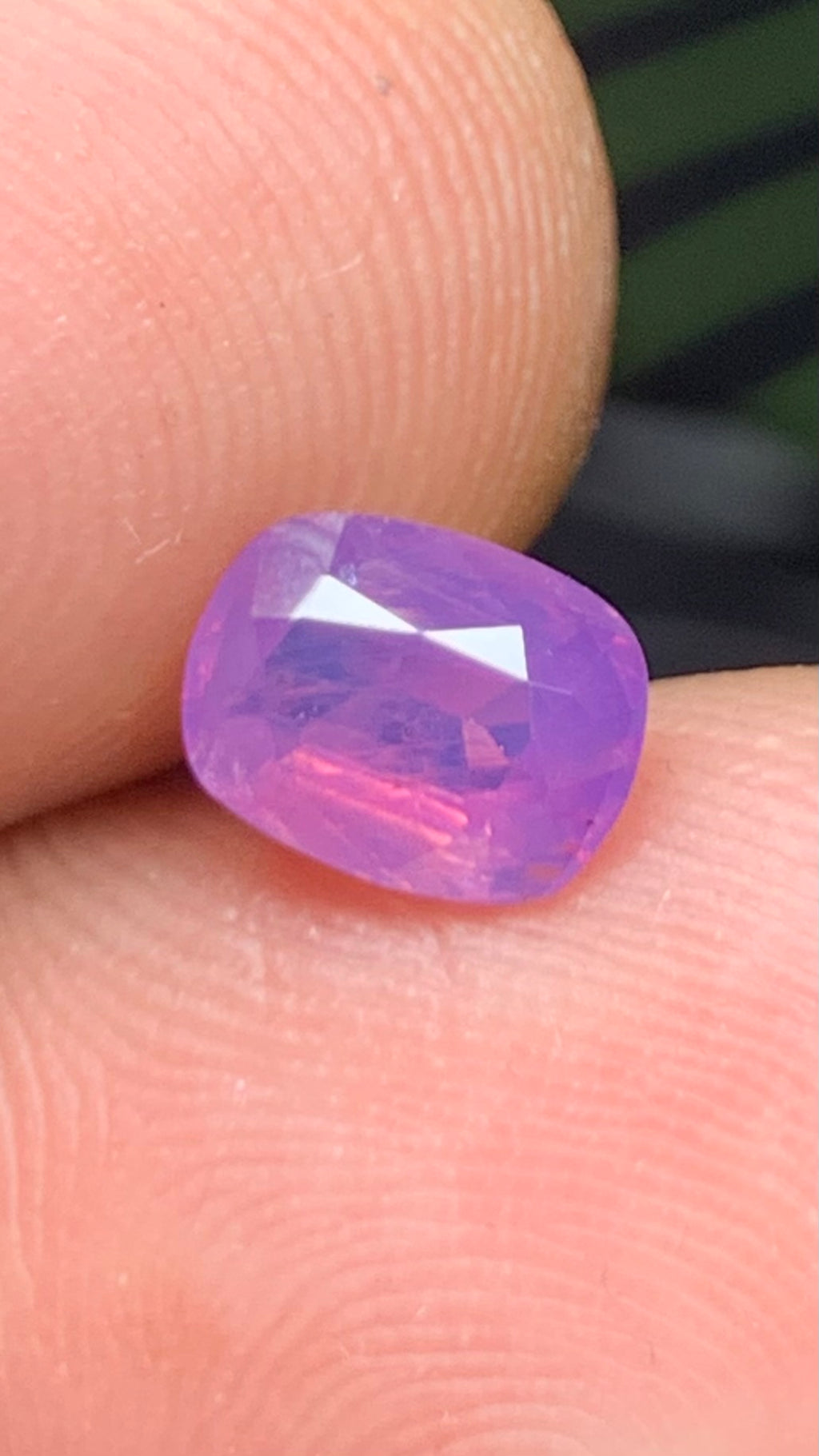 Untreated 1.20 Carat Pink Colour Natural Kashmir Sapphire