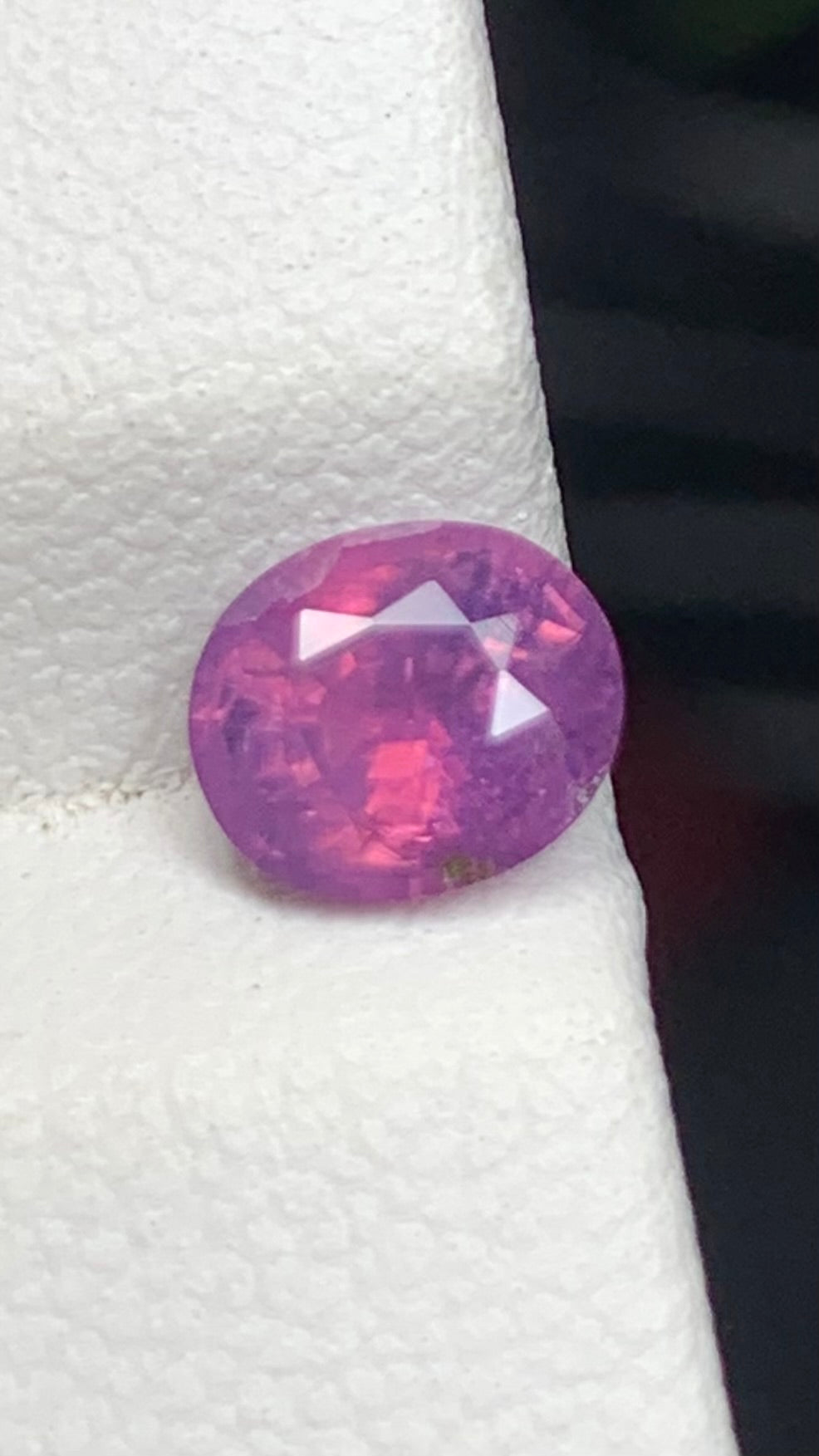 Untreated 1.10 Carat Pink Colour Natural Kashmir Sapphire