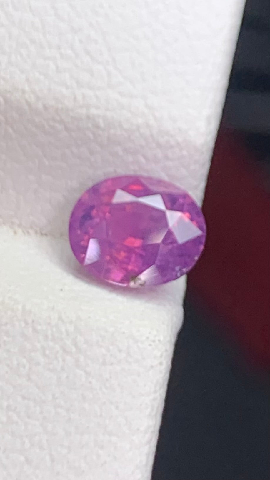 Untreated 1.10 Carat Pink Colour Natural Kashmir Sapphire