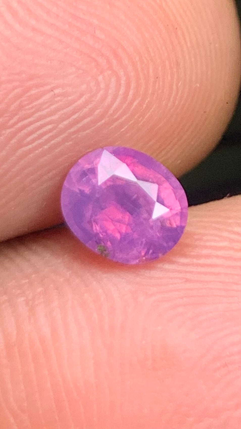 Untreated 1.10 Carat Pink Colour Natural Kashmir Sapphire