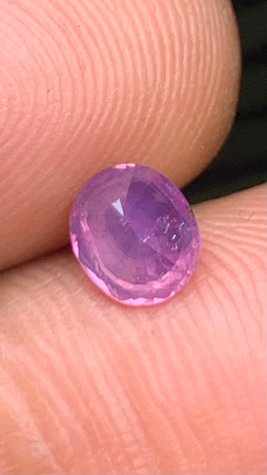 Untreated 1.10 Carat Pink Colour Natural Kashmir Sapphire