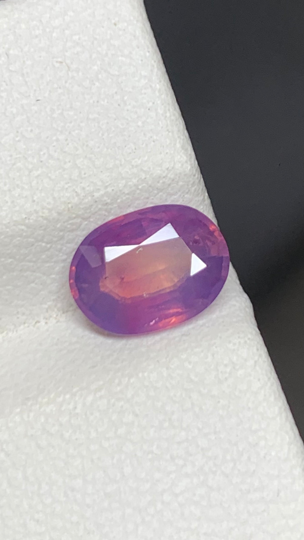 Untreated 1.95 Carat Pink Colour Natural Kashmir Sapphire