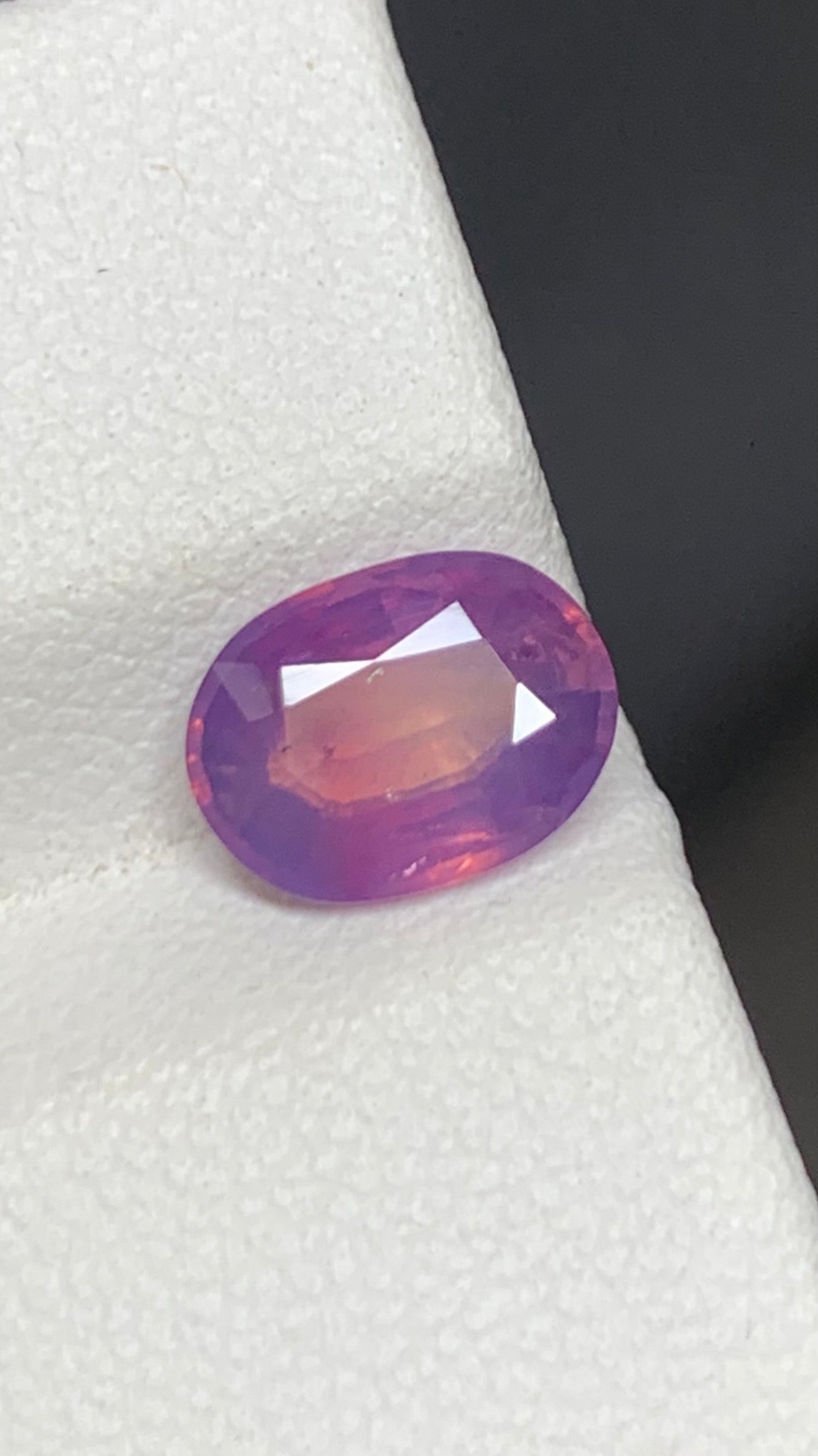 Untreated 1.95 Carat Pink Colour Natural Kashmir Sapphire