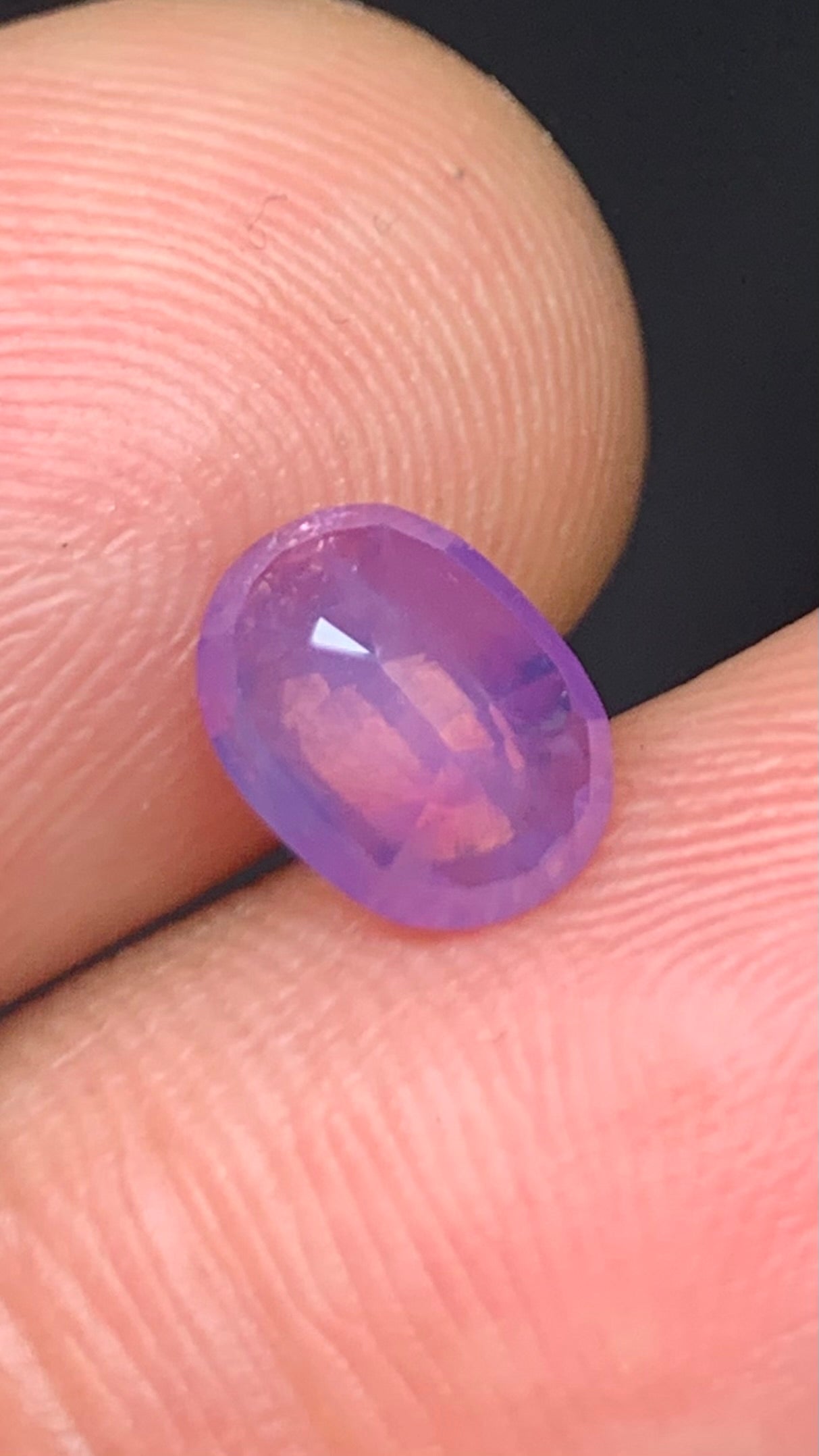 Untreated 1.95 Carat Pink Colour Natural Kashmir Sapphire