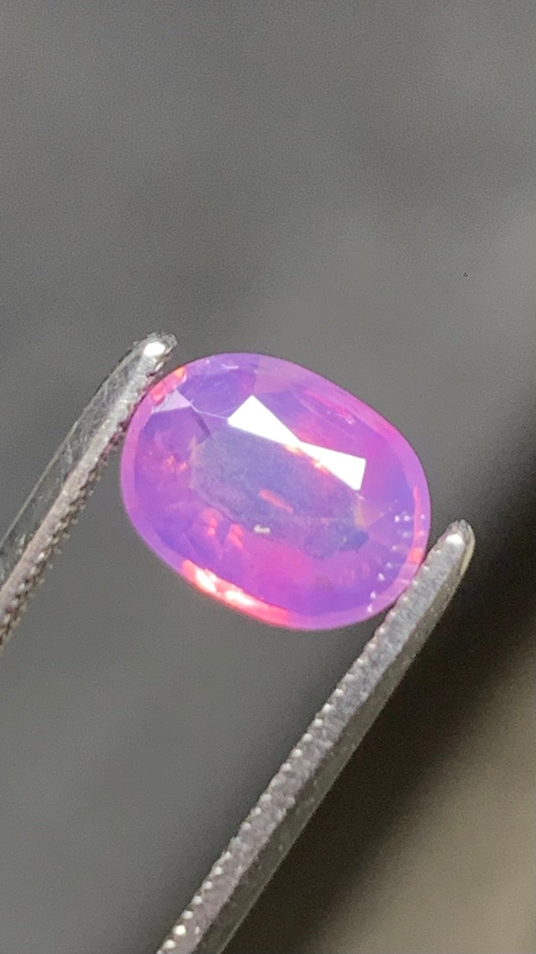 Untreated 1.95 Carat Pink Colour Natural Kashmir Sapphire