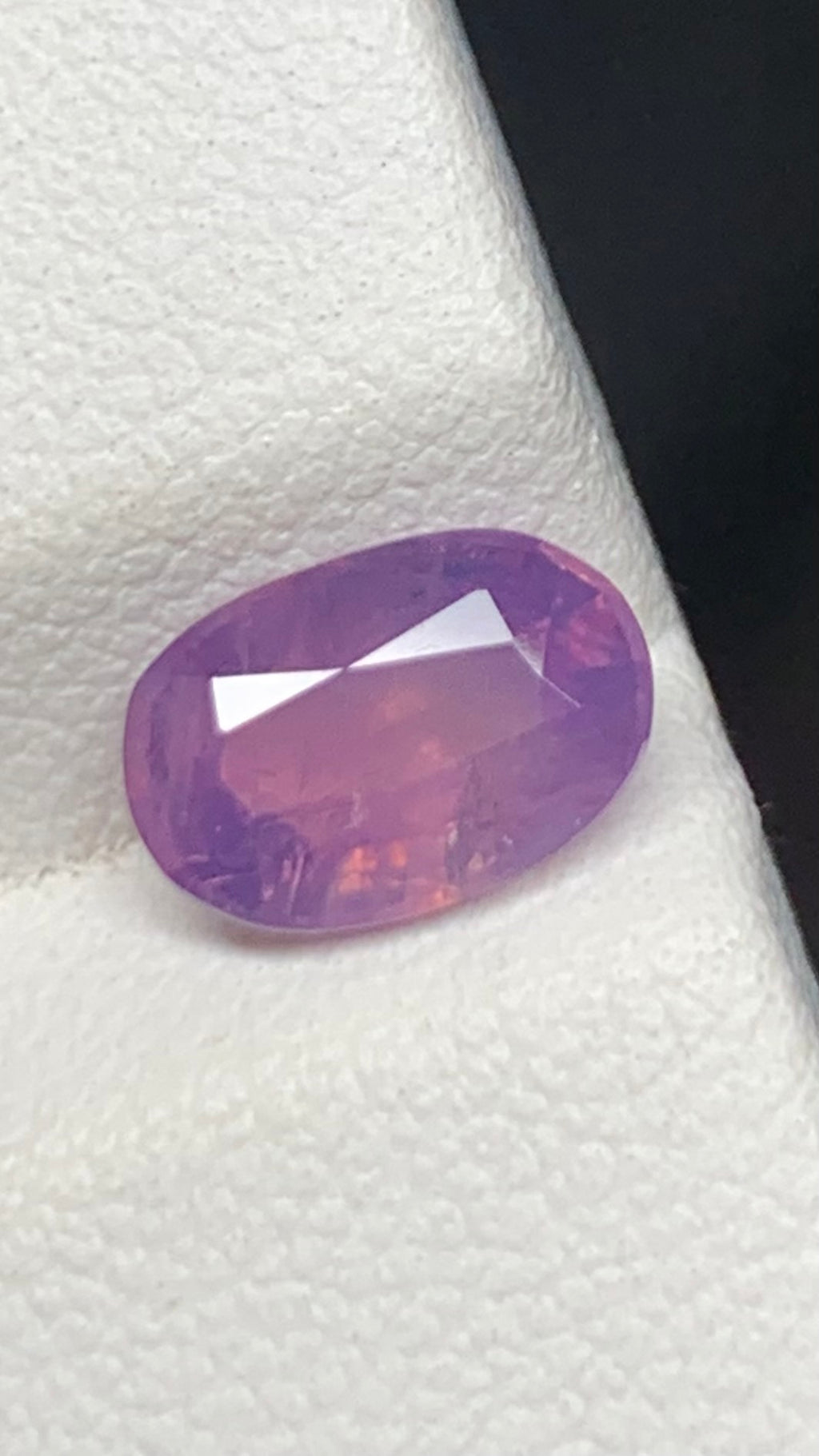 Untreated 1.60 Carat Pink Colour Natural Kashmir Sapphire