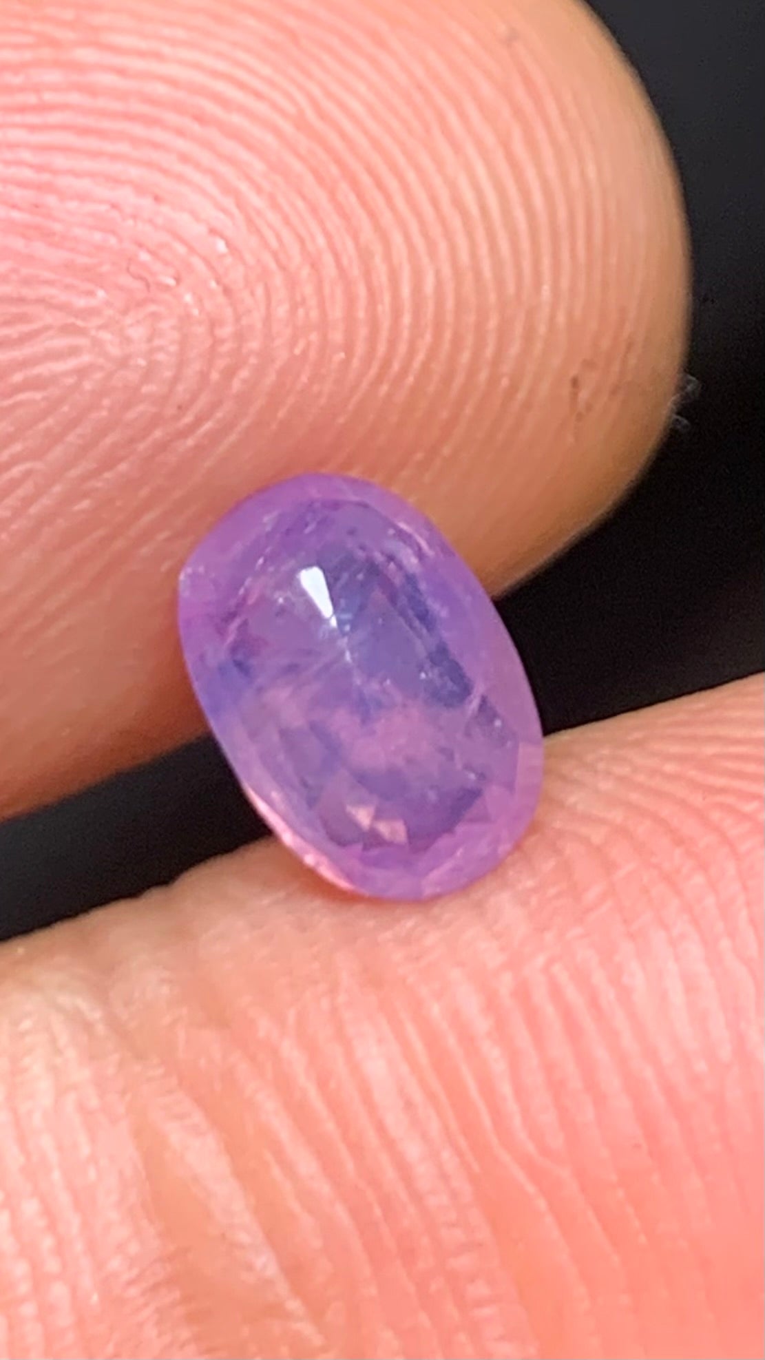 Untreated 1.60 Carat Pink Colour Natural Kashmir Sapphire