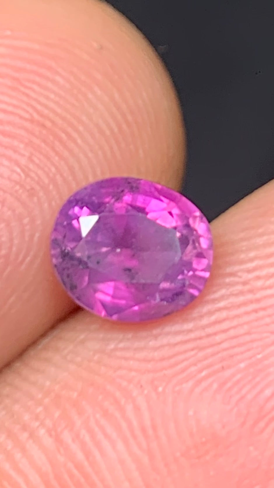 Untreated 2.15 Carat Pink Colour Natural Kashmir Sapphire