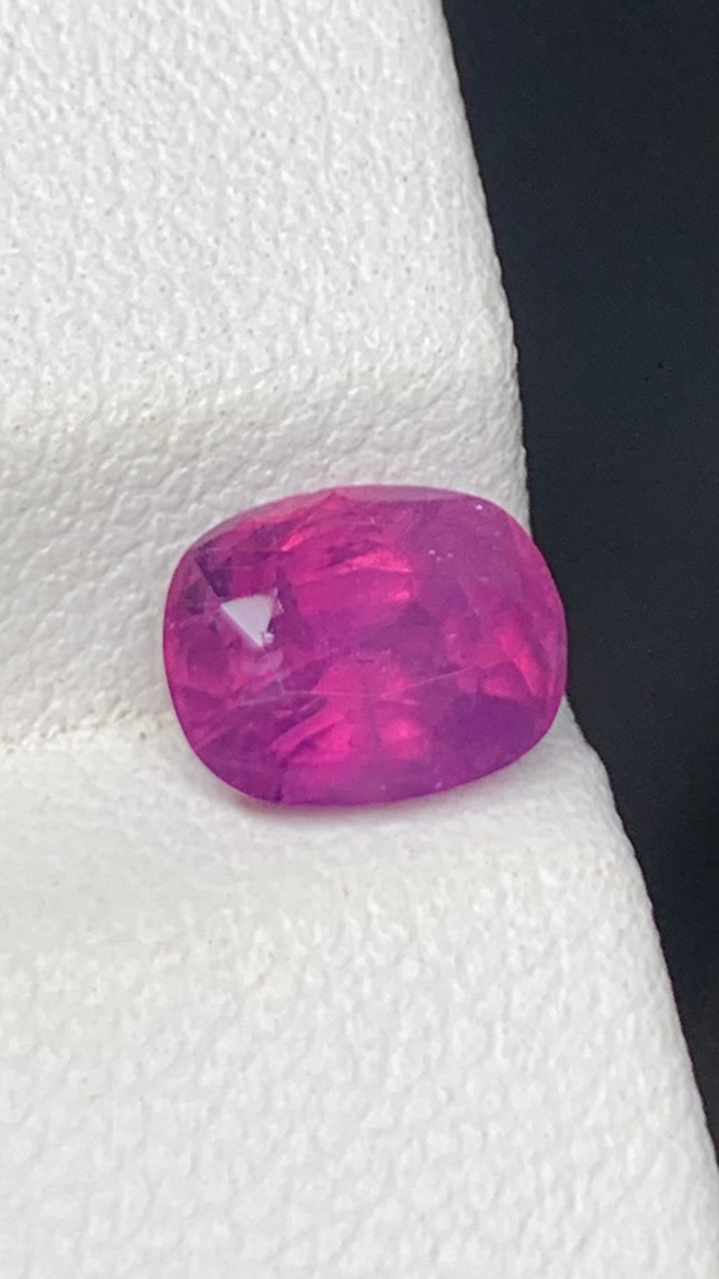 Untreated 1.80 Carat Pink Colour Natural Kashmir Sapphire