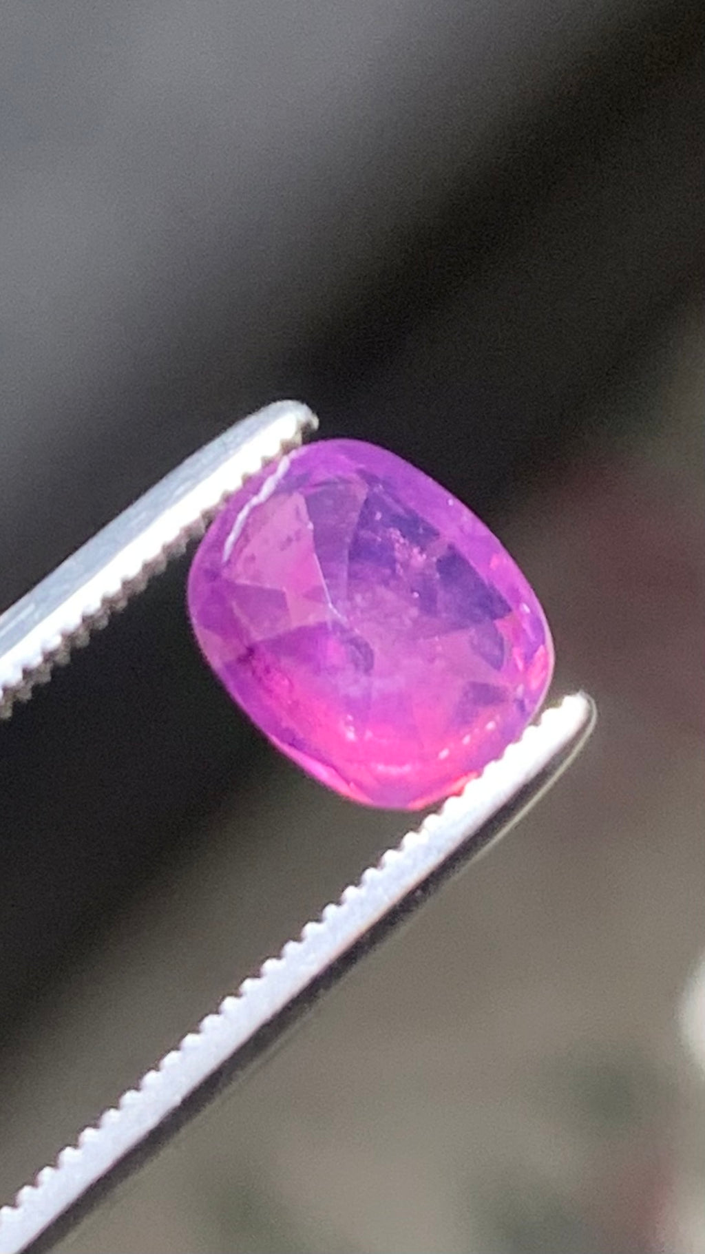 Untreated 1.80 Carat Pink Colour Natural Kashmir Sapphire