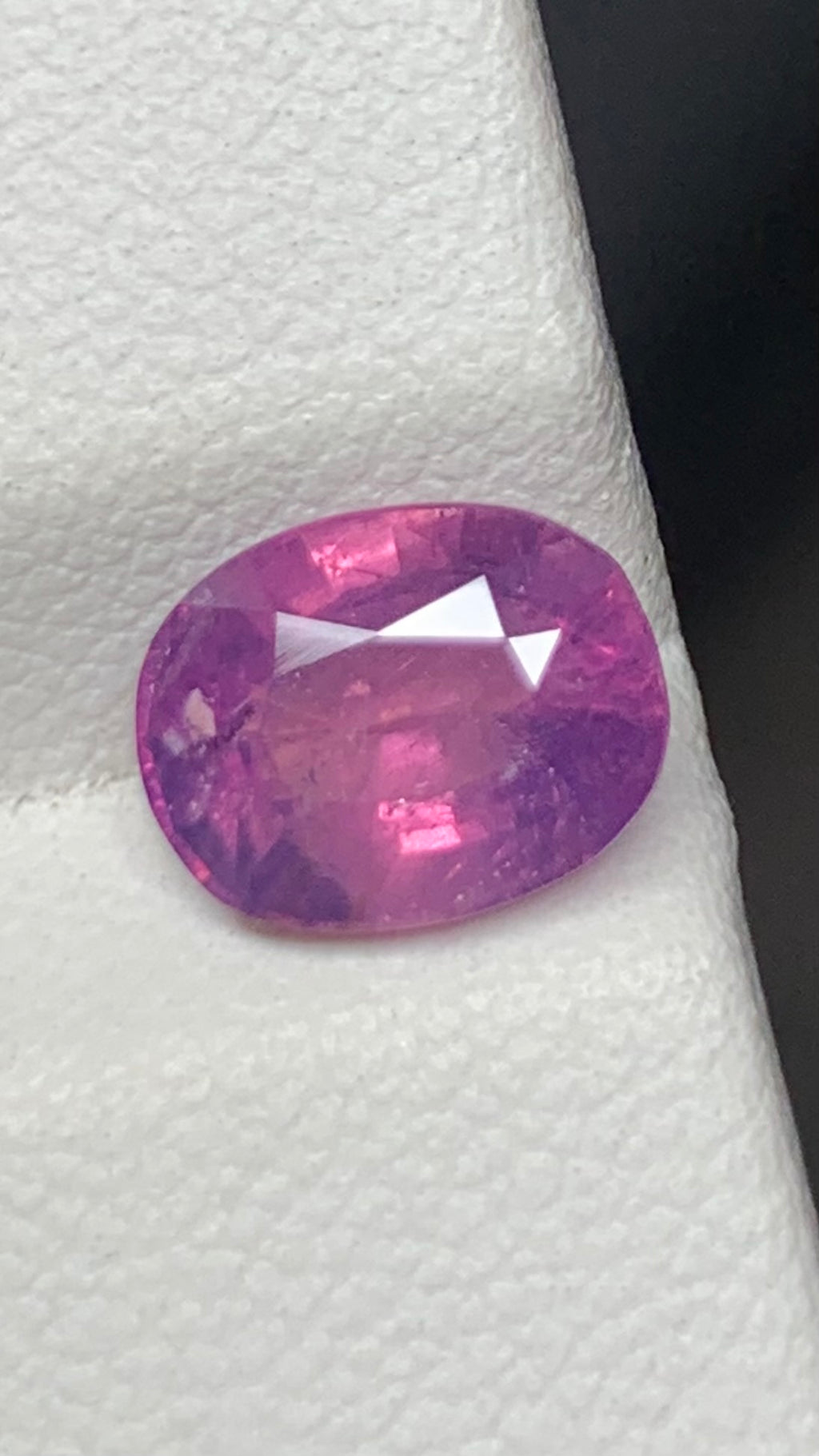Untreated 2.30 Carat Pink Colour Natural Kashmir Sapphire